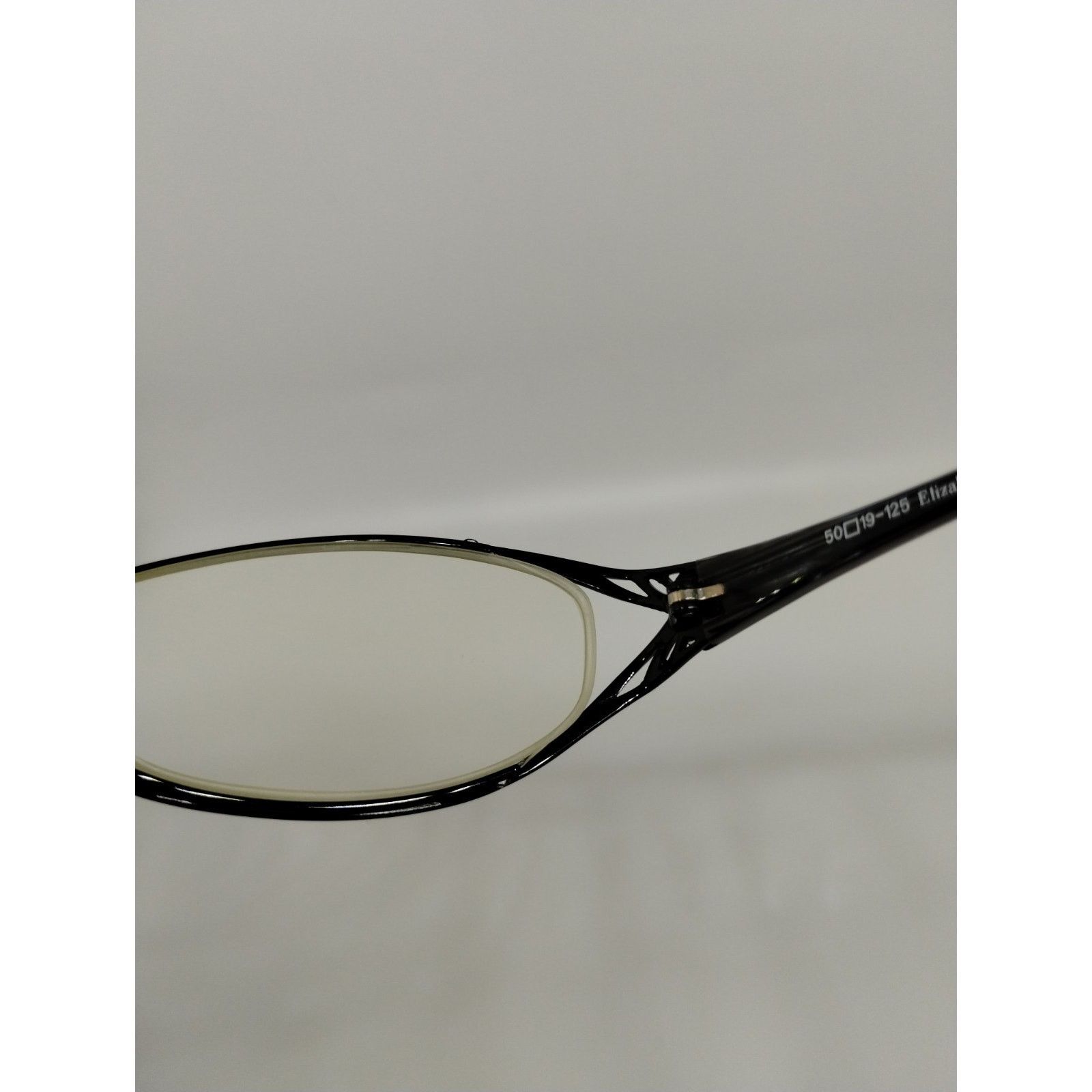 Vintage Elizabeth Arden Women Eyeglass Frames EAPT-59-2 Black Metal Size ONE SIZE - 9 Thumbnail