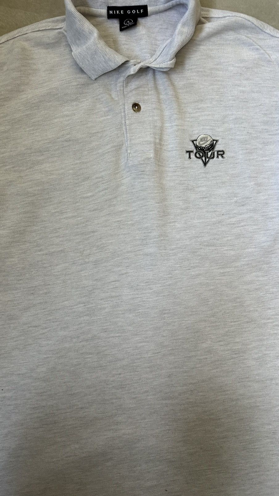 Nike VINTAGE NIKE GOLF NIKE TOUR POLO TEE Size US M / EU 48-50 / 2 - 2 Thumbnail
