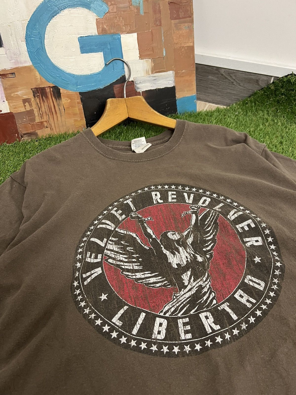 Band Tees Velvet Revolver Libertad Album Promo 2008 Tour T Shirt Size US L / EU 52-54 / 3 - 4 Thumbnail