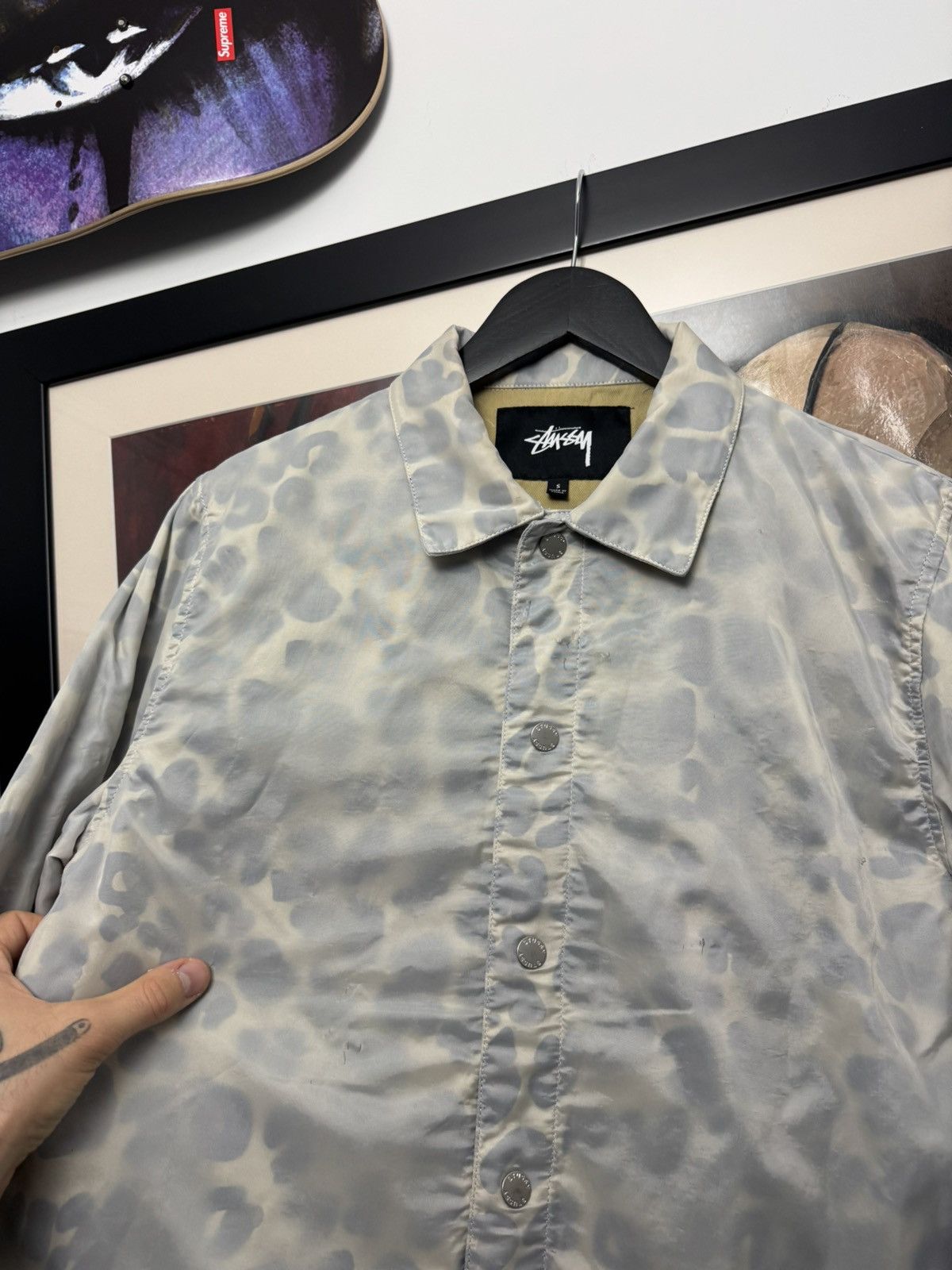 Stussy Stussy Camo Work Jacket Beige Skate Streetwear Rare Hype Size US S / EU 44-46 / 1 - 3 Thumbnail