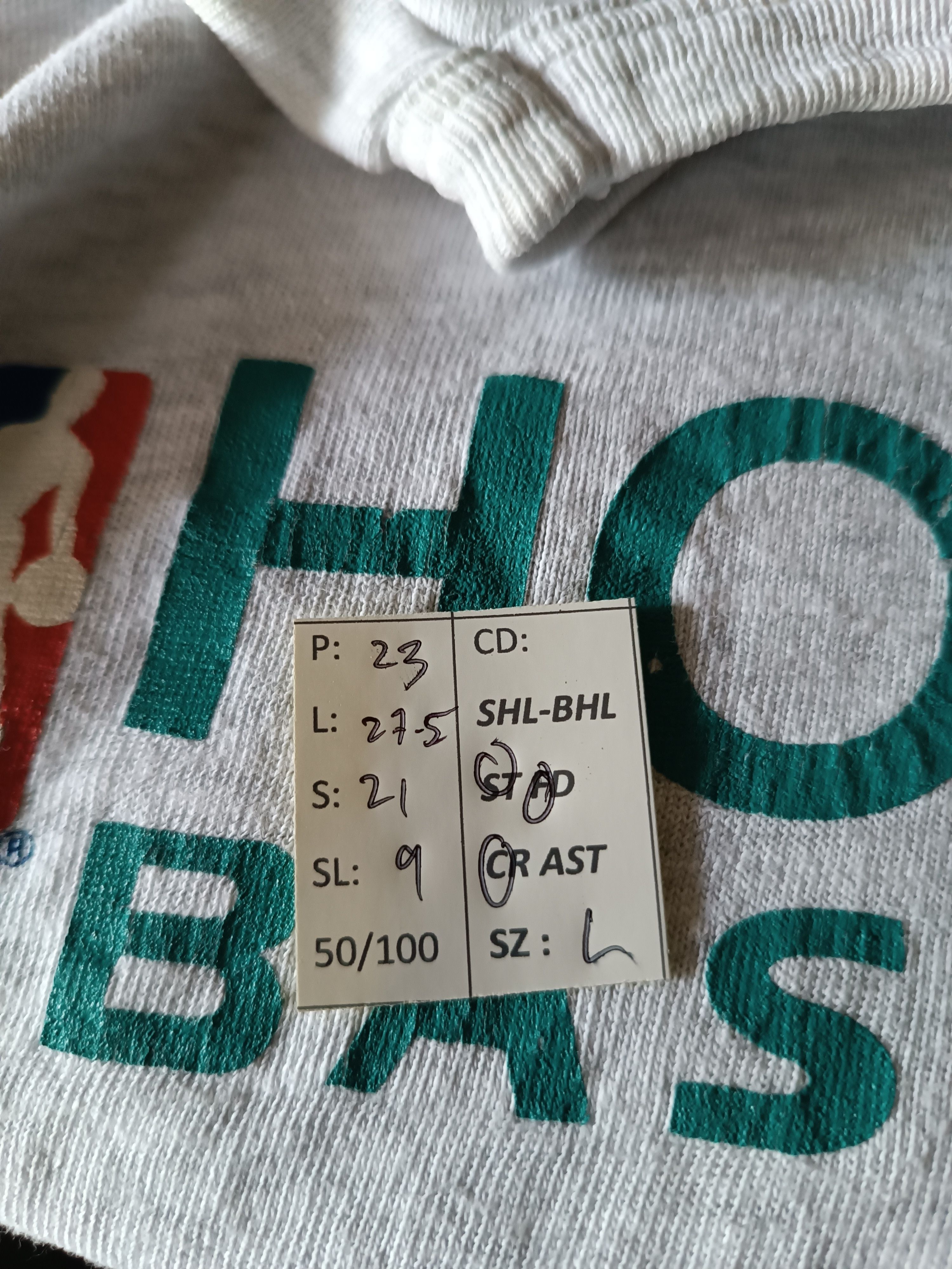 NBA VINTAGE 90'S HORNETS BASKETBALL NBA CHAMPION TEE Size US L / EU 52-54 / 3 - 19 Thumbnail