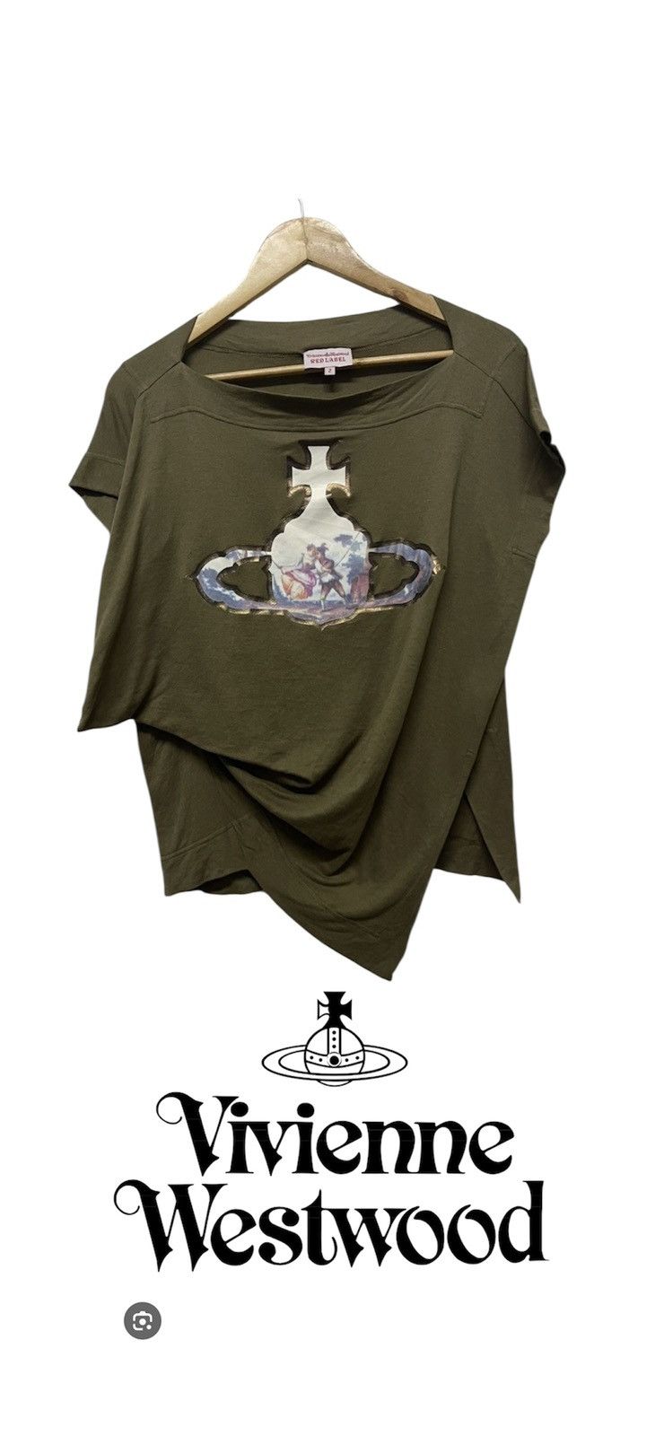 Vivienne Westwood 90s VIVIENNE WESTWOOD RED LABEL DEFORMED TSHIRT