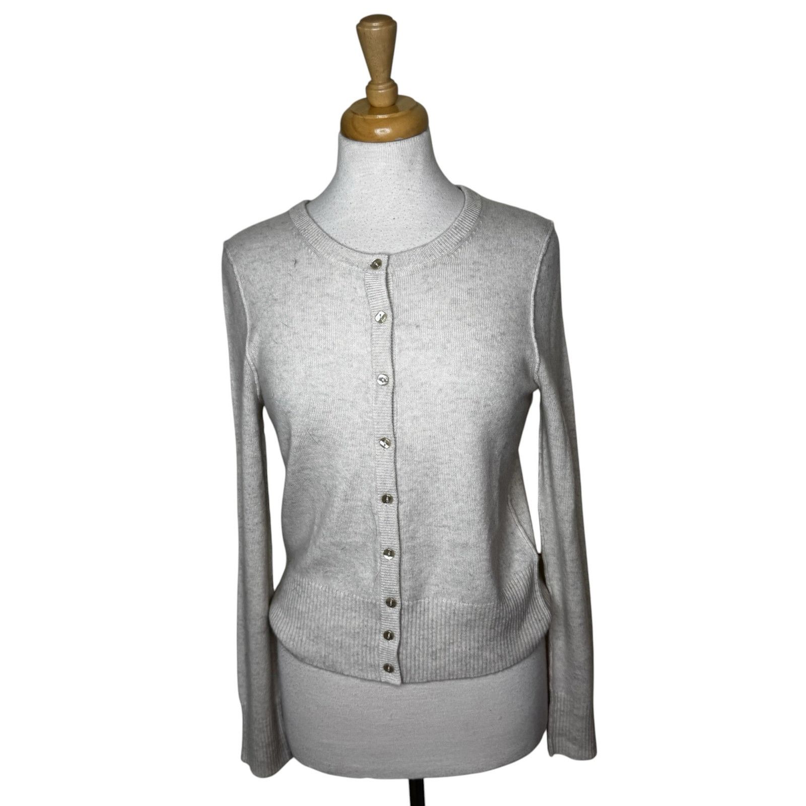 AQUA AQUA CASHMERE 100% Cashmere Button Front Cardigan Medium Size M / US 6-8 / IT 42-44 - 1 Thumbnail