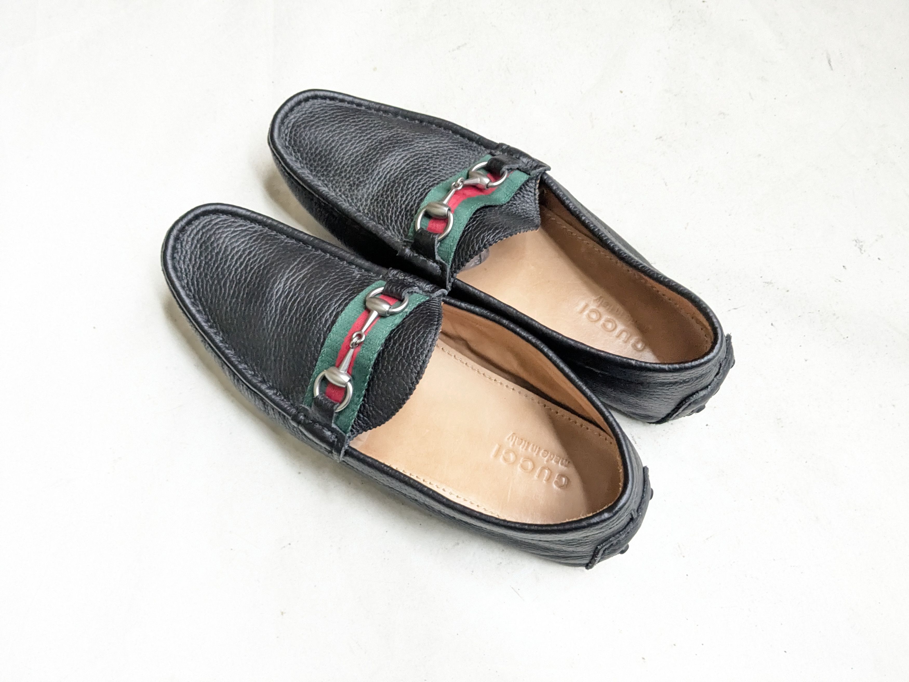 Gucci Gucci Horsebit Driving Loafers Black Leather 9 Slip On Size US 9 / EU 42 - 10 Thumbnail