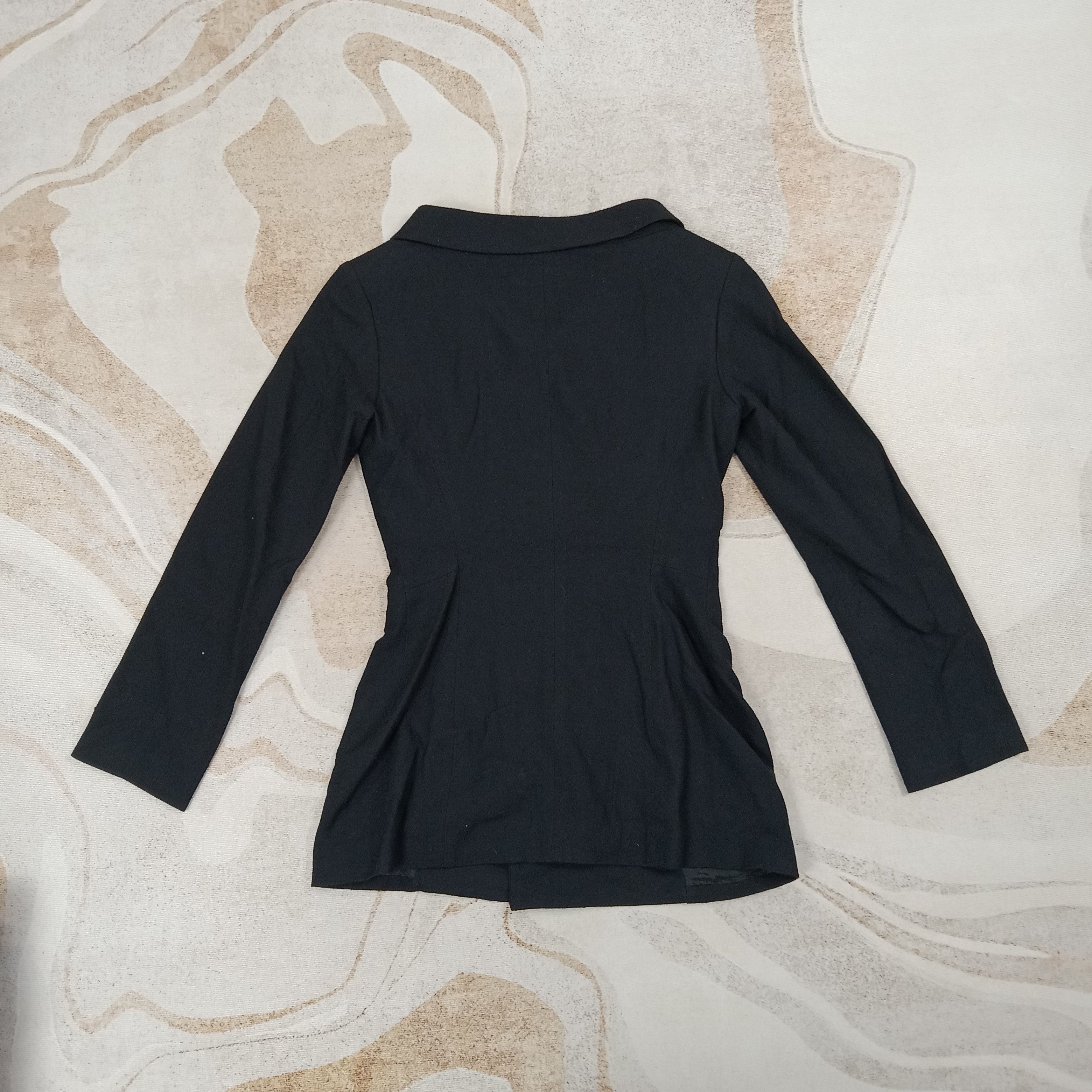 Yohji Yamamoto Yohji Yamamoto Noir Designer Blazer C268N27 Size XS / US 0-2 / IT 36-38 - 5 Thumbnail