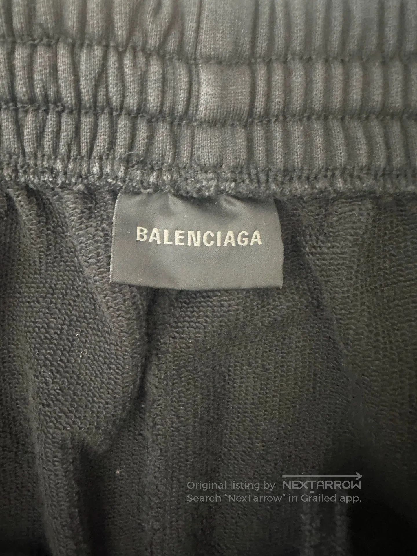 Balenciaga Balenciaga Black Logo Embroidered Pants. Size US 38 / EU 54 - 2 Thumbnail