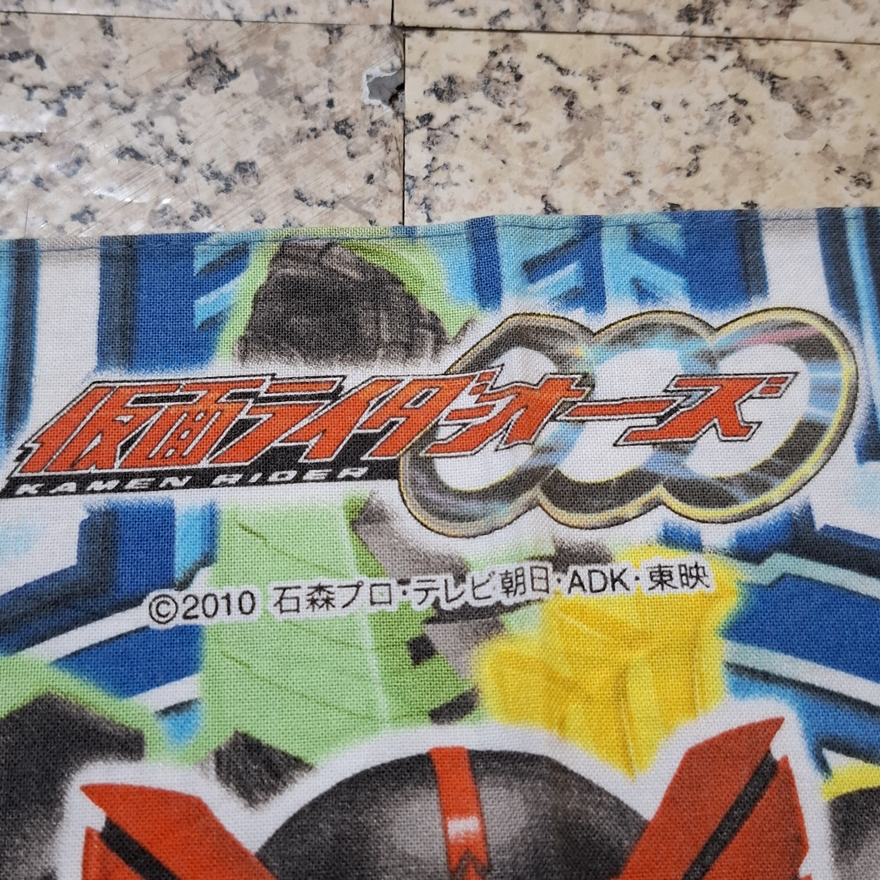 Other VERY RARE Vintage Kamen Rider OOO Tatoba Combo Handkerchief Size ONE SIZE - 6 Thumbnail
