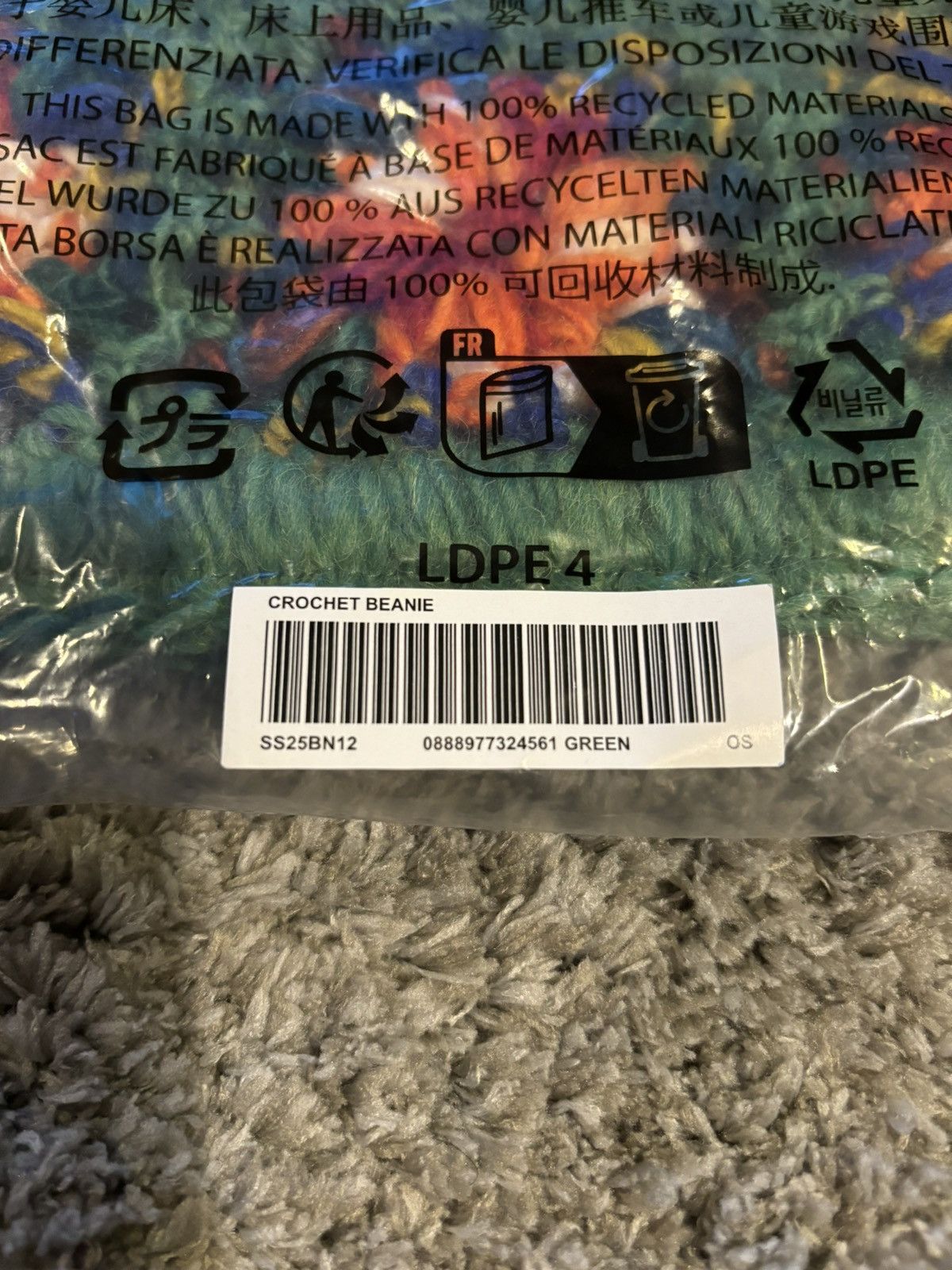 Supreme Supreme Crochet Beanie Size ONE SIZE - 4 Thumbnail