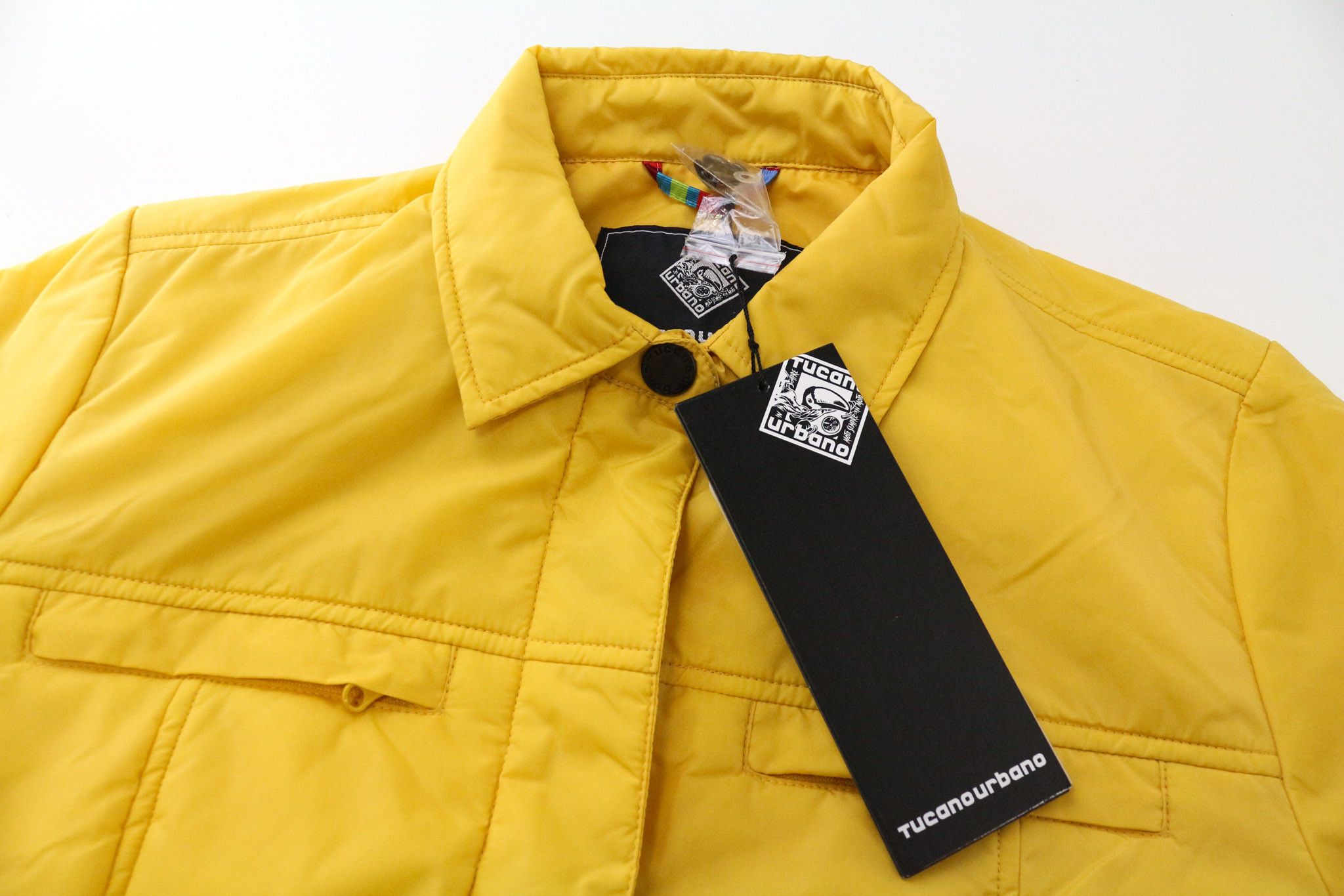 Other MERCOLEDI IT38 Yellow Windproof Motorcycle Jacket 75651 Size M / US 6-8 / IT 42-44 - 3 Thumbnail