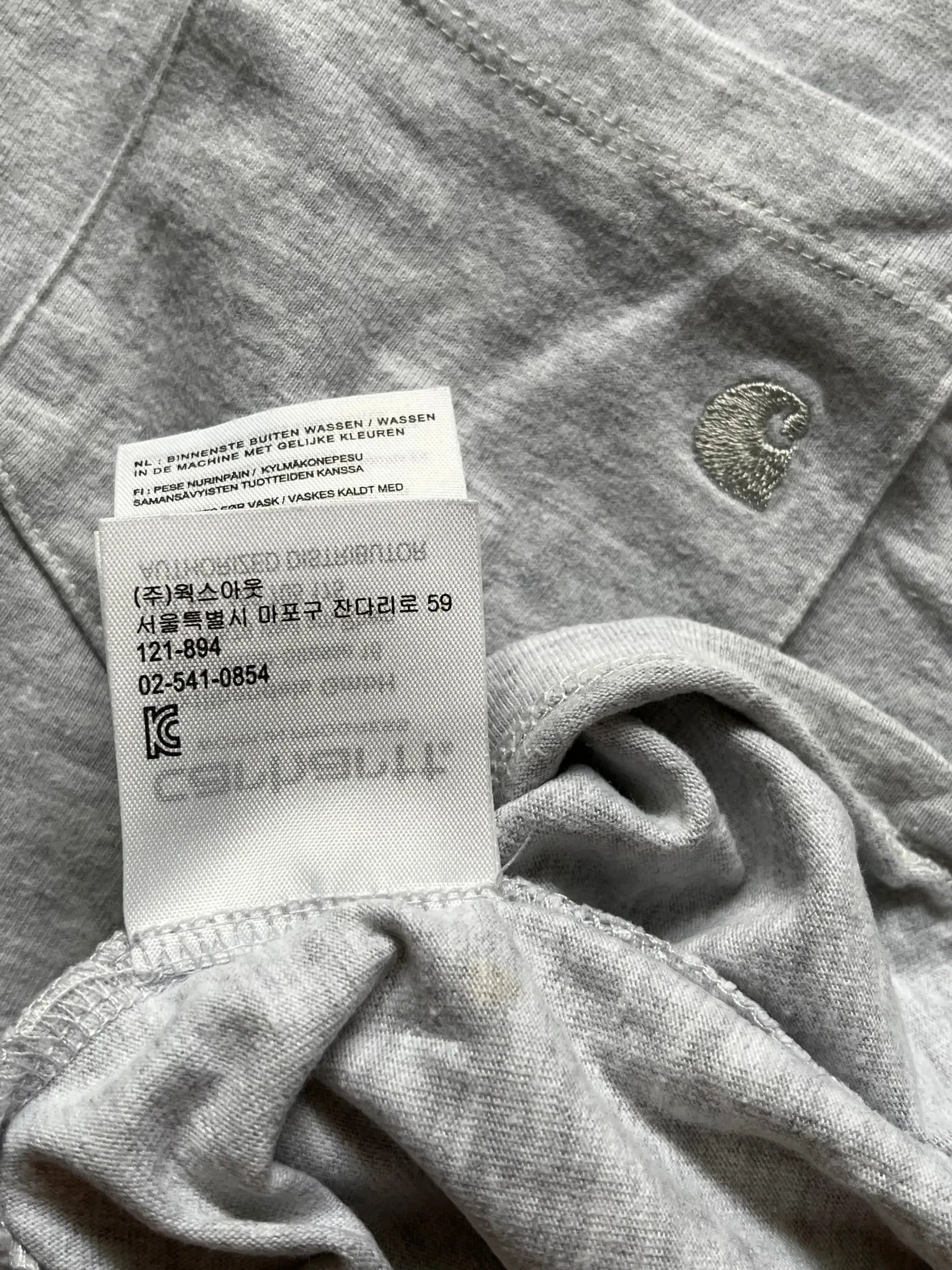 Carhartt Carhartt 2018 Grey Squad Pocket T-Shirt Tone Small Size US S / EU 44-46 / 1 - 11 Thumbnail