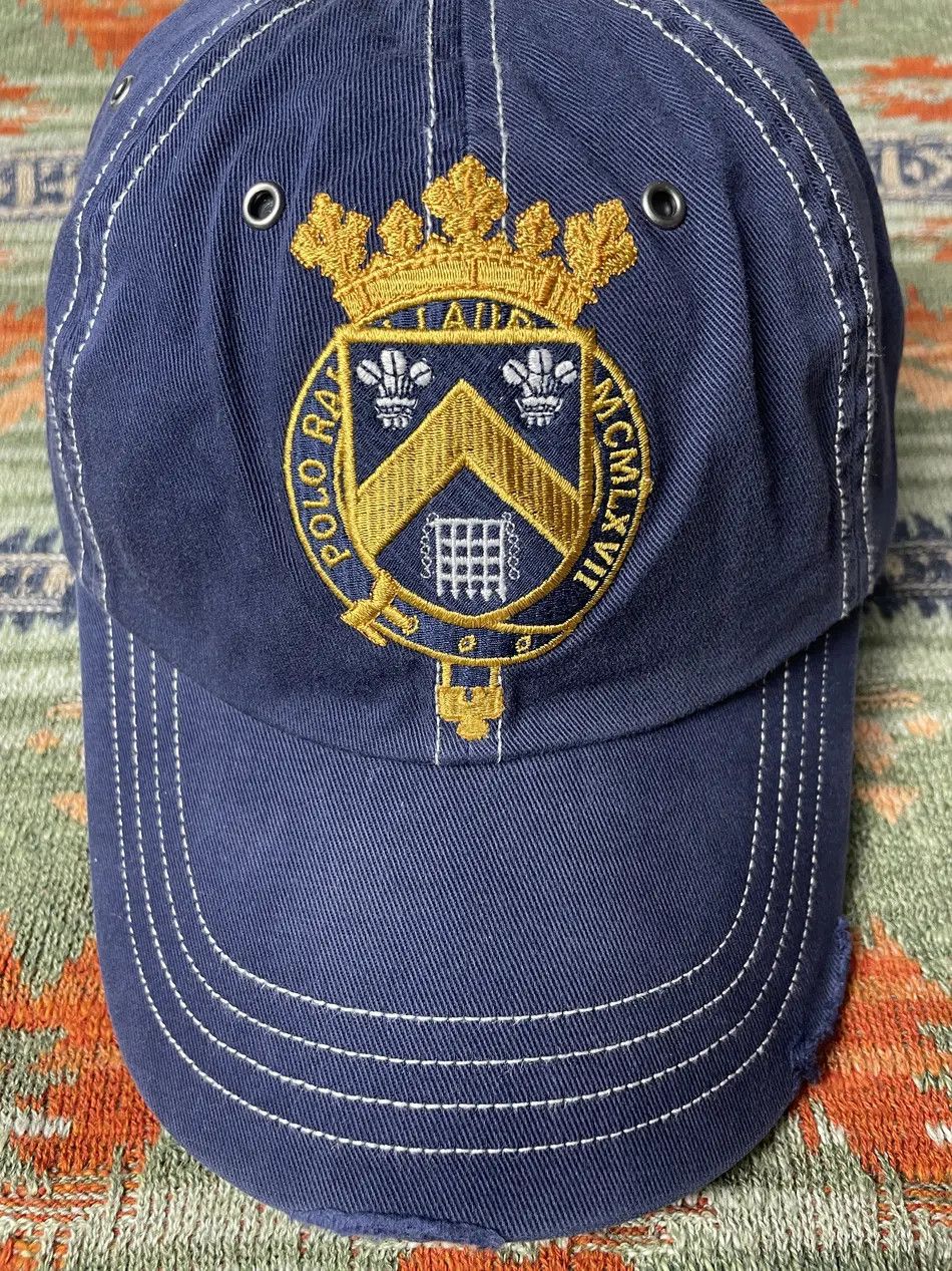 Polo Ralph Lauren Polo Ralph Lauren Rare Leather Baseball Hat cap Size ONE SIZE - 3 Thumbnail