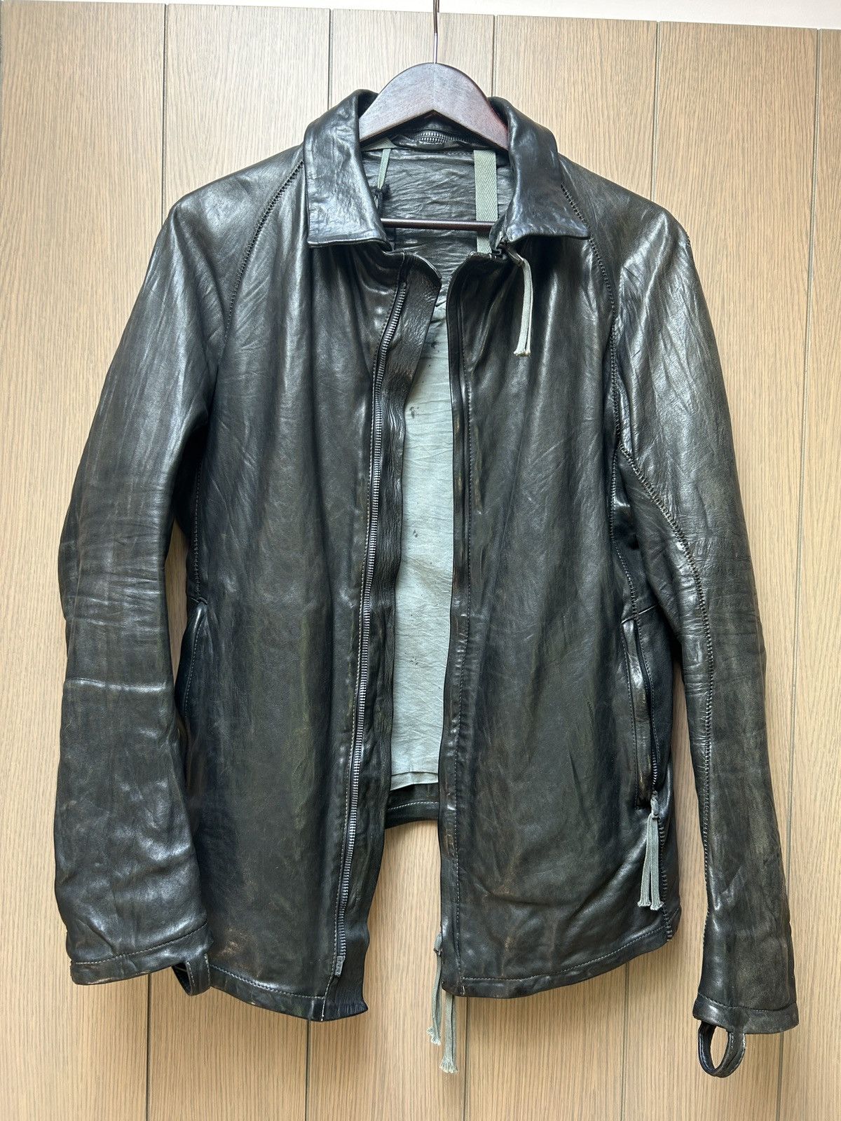 未使用 希少限定仕様BORIS BIDJAN SABERI J2-F251 XS Boris Bidjan Saberi レザージャケット | ブラック | FARFETCH JP