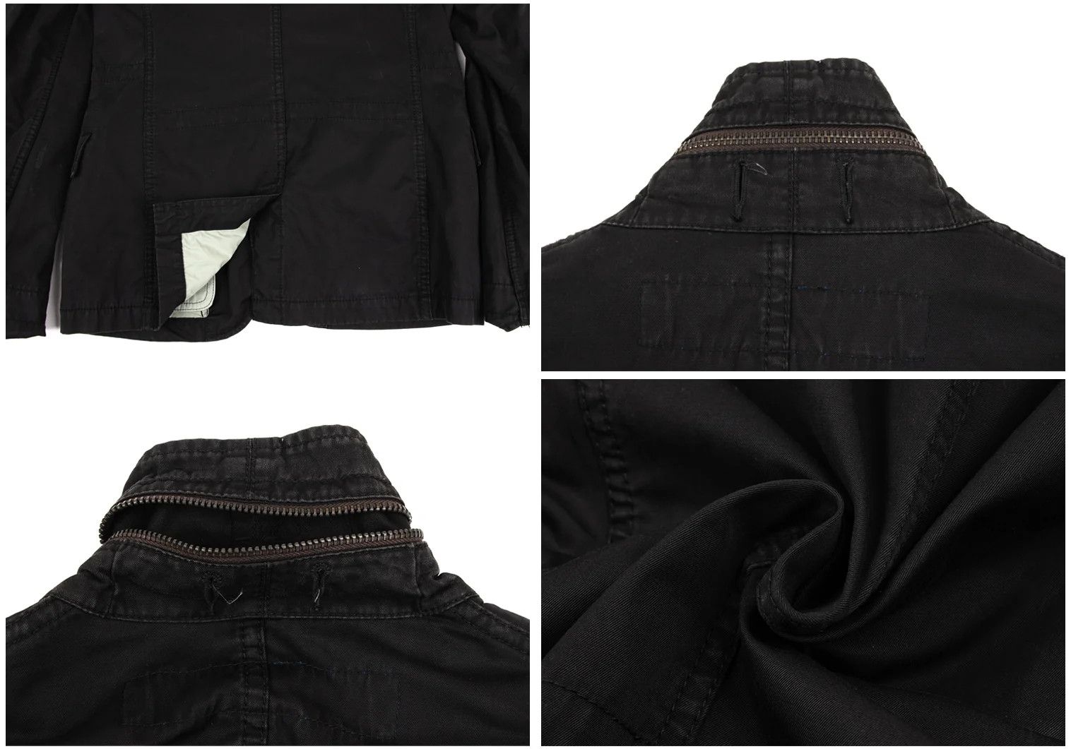 Junya Watanabe Military Jacket with Flap Pockets in Black, Size S Size US S / EU 44-46 / 1 - 18 Thumbnail