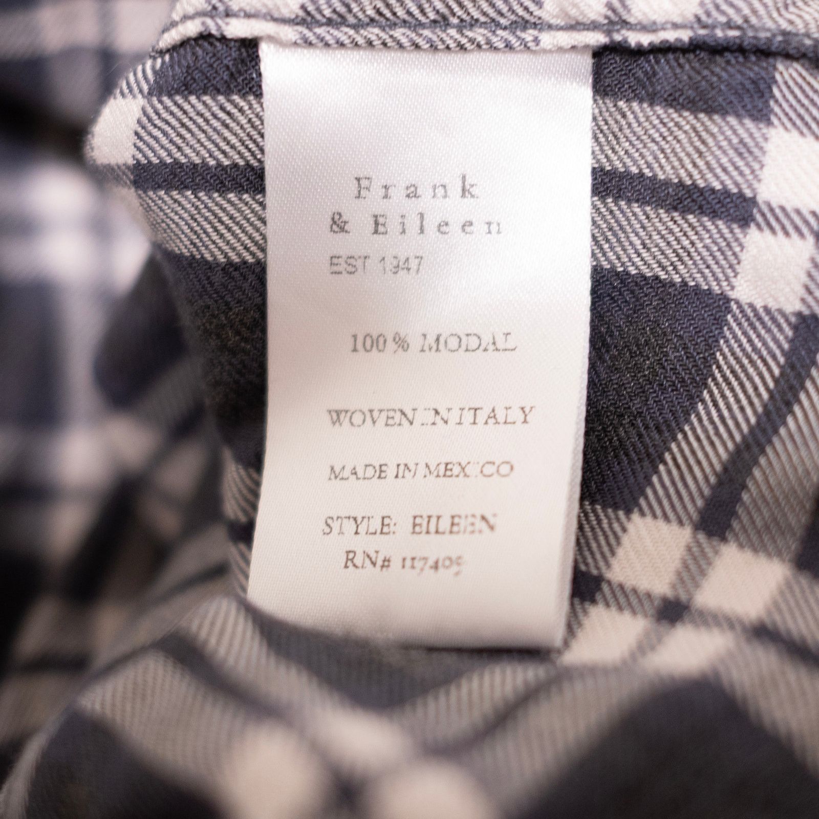 Frank & Eileen Frank & Eileen Eileen Shirt Gray White Windowpane Size L / US 10 / IT 46 - 6 Thumbnail