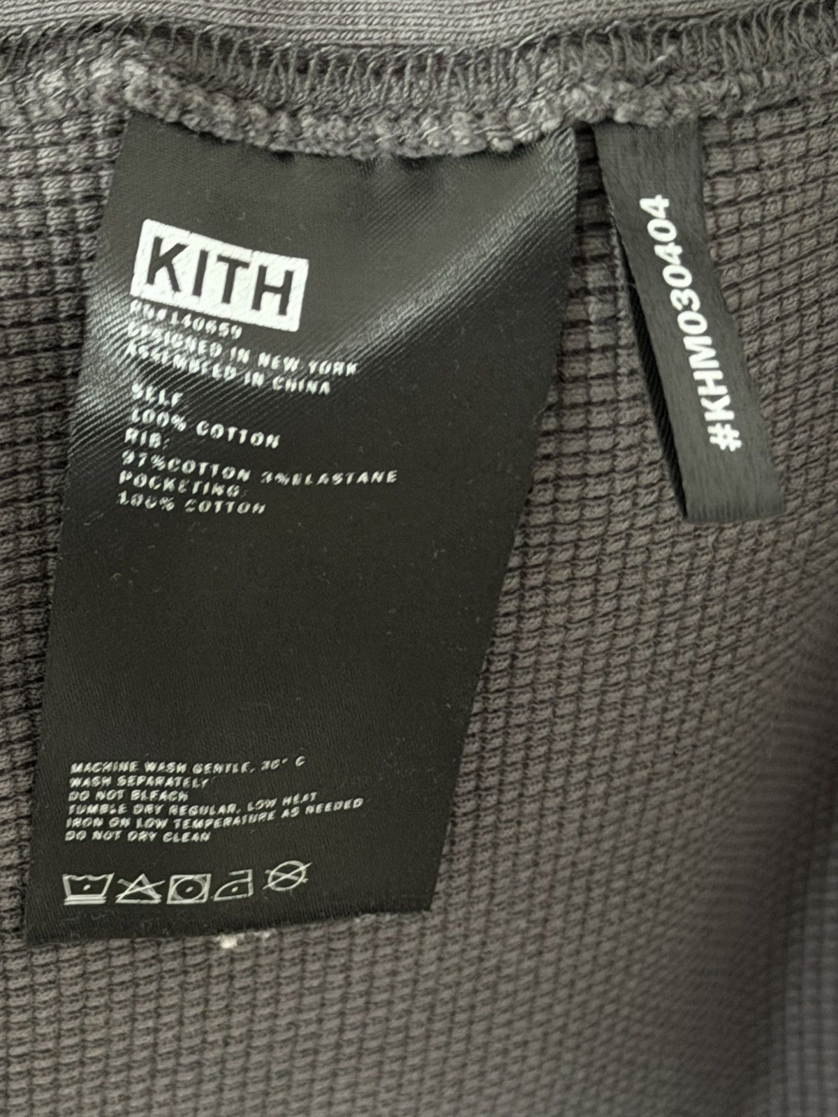 Kith Kith Williams III Sweater Mens Small 101 Waffle Knit‎ Hoodie Size US S / EU 44-46 / 1 - 4 Thumbnail