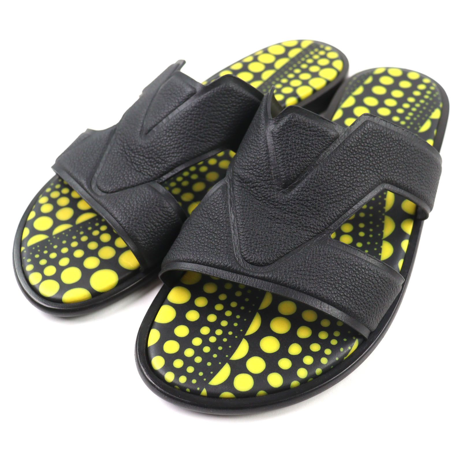 Louis Vuitton Louis Vuitton Louis Vuitton Yayoi Kusama Leather Sandals Leather Shoes DUTY FREE for USA Size ONE SIZE - 1 Thumbnail