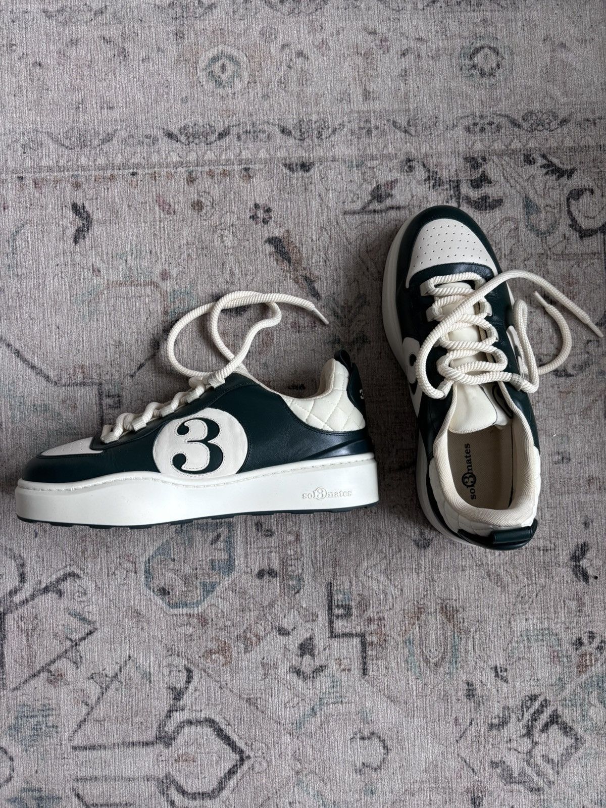 Other 320s - FOREST GREEN & WHITE by Sol3MATES Size US 11 / EU 44 - 3 Thumbnail