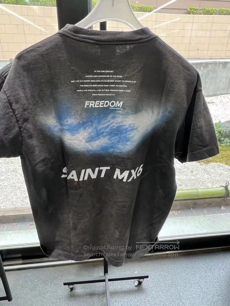 Saint Michael Saint Michael Vintage distressed vandal T-shirt Size US M / EU 48-50 / 2 - 2 Thumbnail