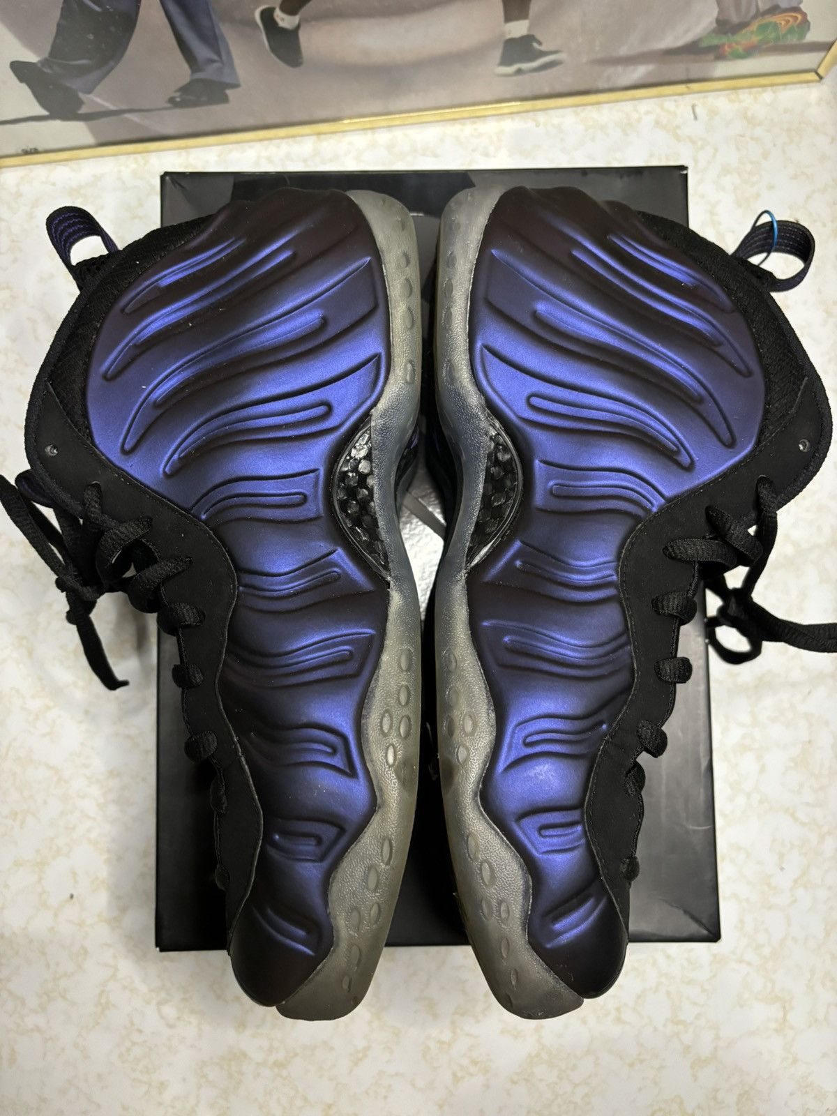 Jordan Brand Nike Foamposite ‘eggplant’ Size US 9.5 / EU 42-43 - 3 Thumbnail