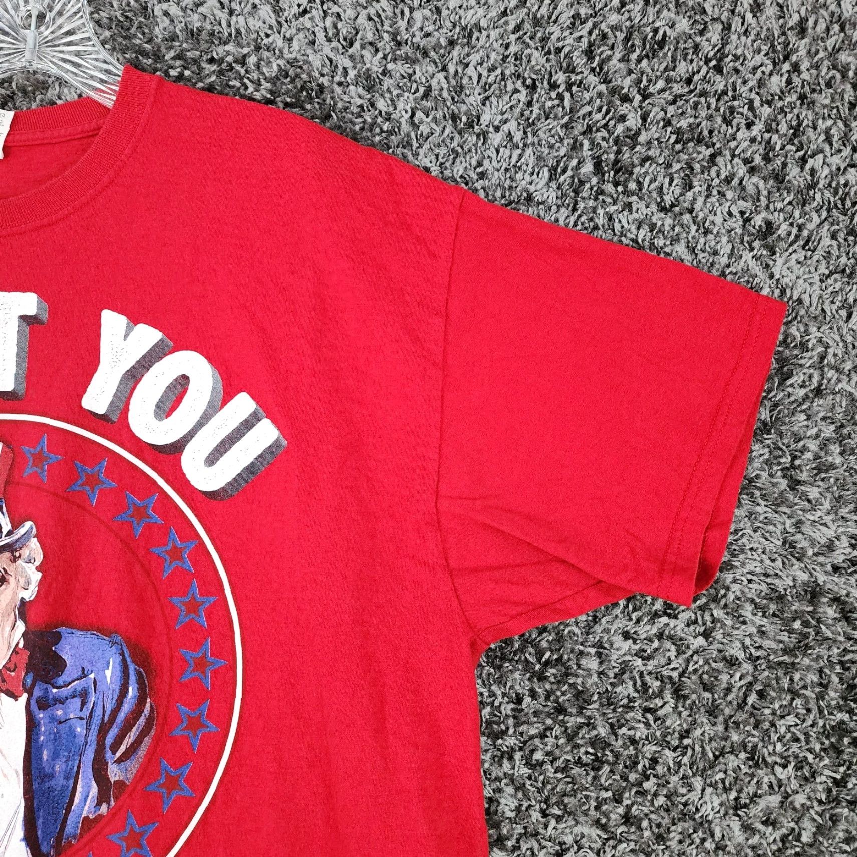 Fruit Of The Loom Fruit Of The Loom Mens Red I Want You To Beer Me Short Sleeve Tee XL Beer Mens Short Sleeve T-Shirt Red XL Size US 36 / EU 52 - 3 Thumbnail