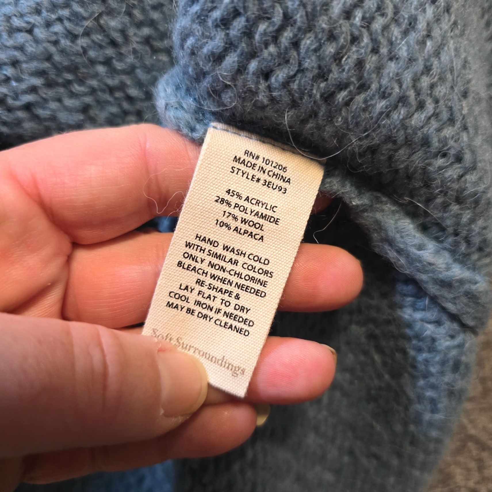 Soft Surroundings Soft Surroundings Sweater Cardigan Womens Petite Medium Blue Alpaca Wool Knit Long Sleeve Casual Vintage Not Applicable Size M / US 6-8 / IT 42-44 - 7 Thumbnail