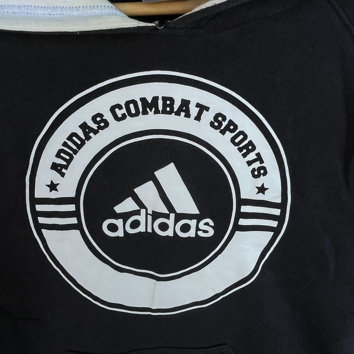 Other Vintage Adidas Black Combat Sports Hoodie Size L Size US L / EU 52-54 / 3 - 5 Thumbnail