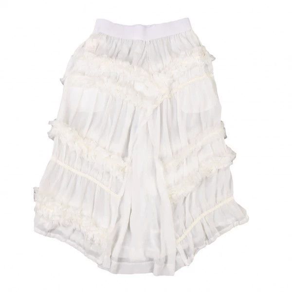 Comme des Garcons Comme Des Garcons size S White Retro Gauze Skirt Size 24" / US 00 / IT 34 - 3 Thumbnail