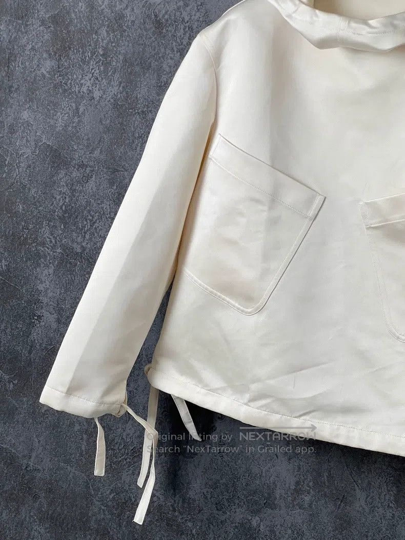 Valentino Valentino White multi-drawstring hooded sweatshirt Size S / US 4 / IT 40 - 4 Thumbnail