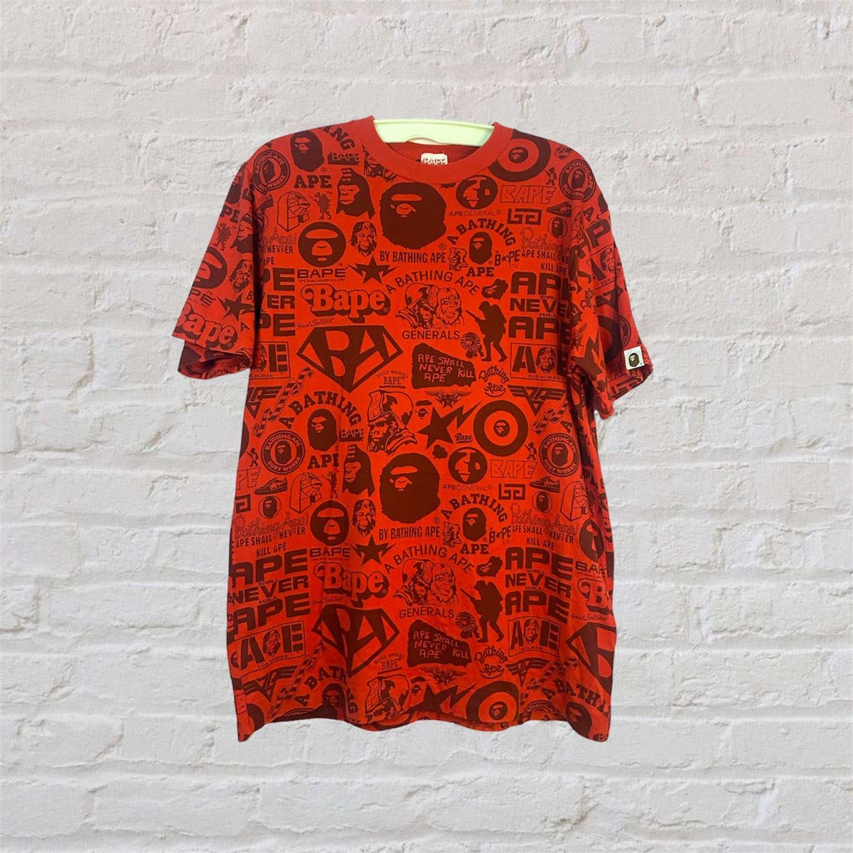 Bape Bape All Over Print T-shirt Size US M / EU 48-50 / 2 - 1 Thumbnail