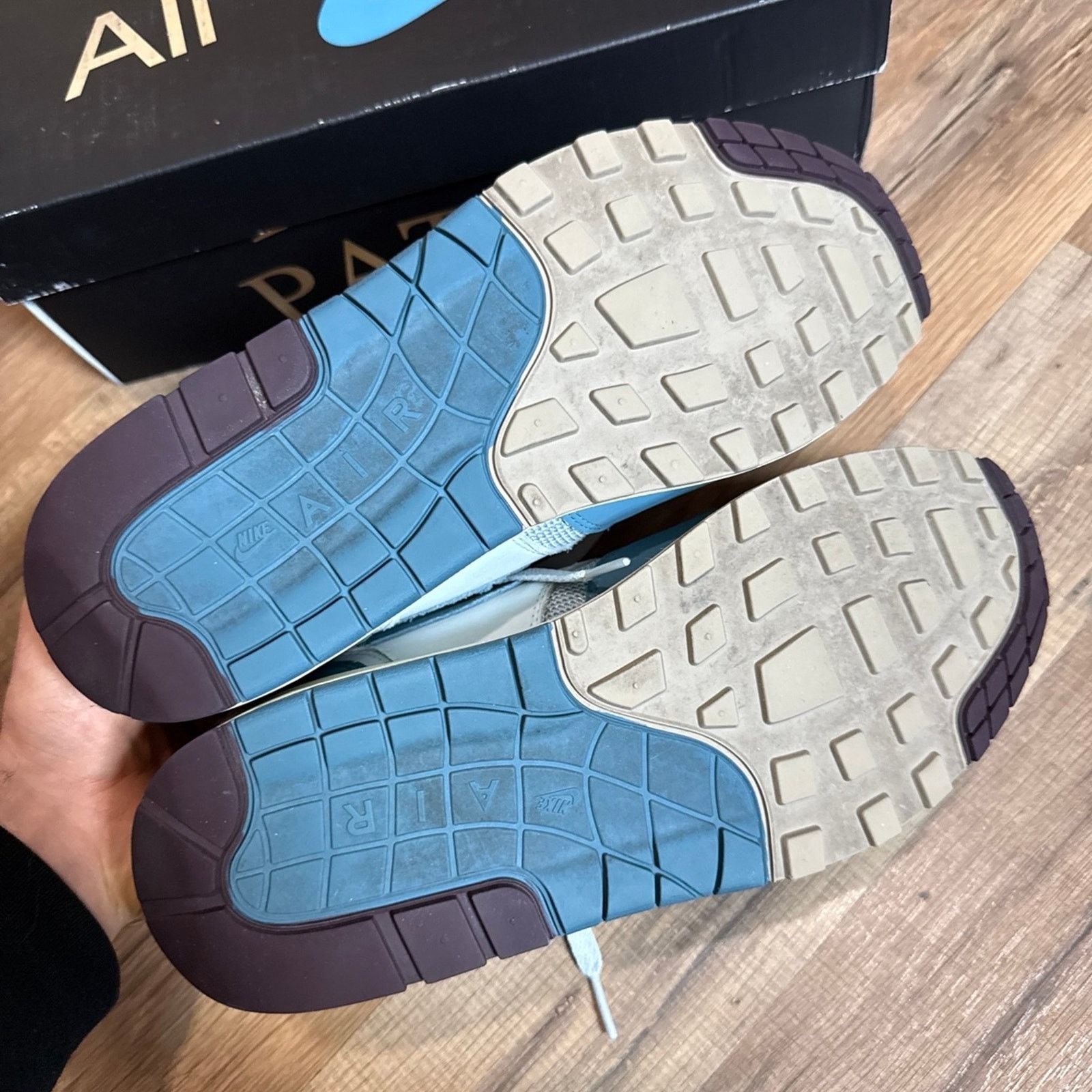 Nike Nike Air Max 1 Patta Waves Noise Aqua Size US 9.5 / EU 42-43 - 9 Thumbnail