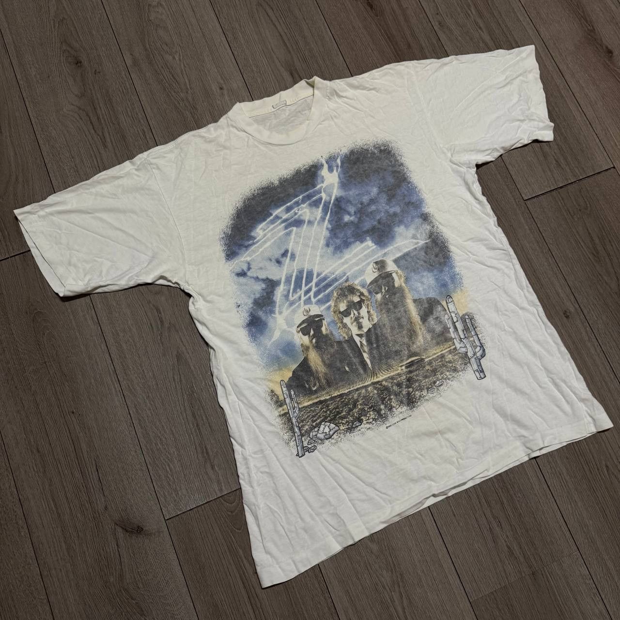 Other VTG 90s ZZ Top 1991 Recycled Concert Band Tour T-Shirt Size US XL / EU 56 / 4 - 2 Thumbnail
