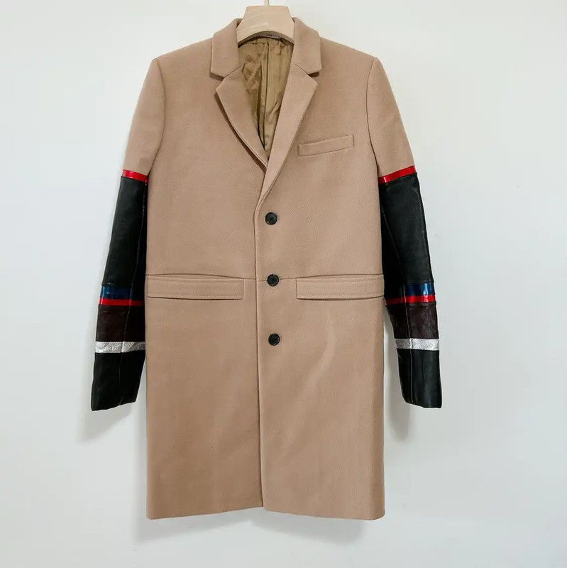Givenchy Givenchy Winter Color Block Wool Coat 0089 Size S / US 4 / IT 40 - 1 Thumbnail
