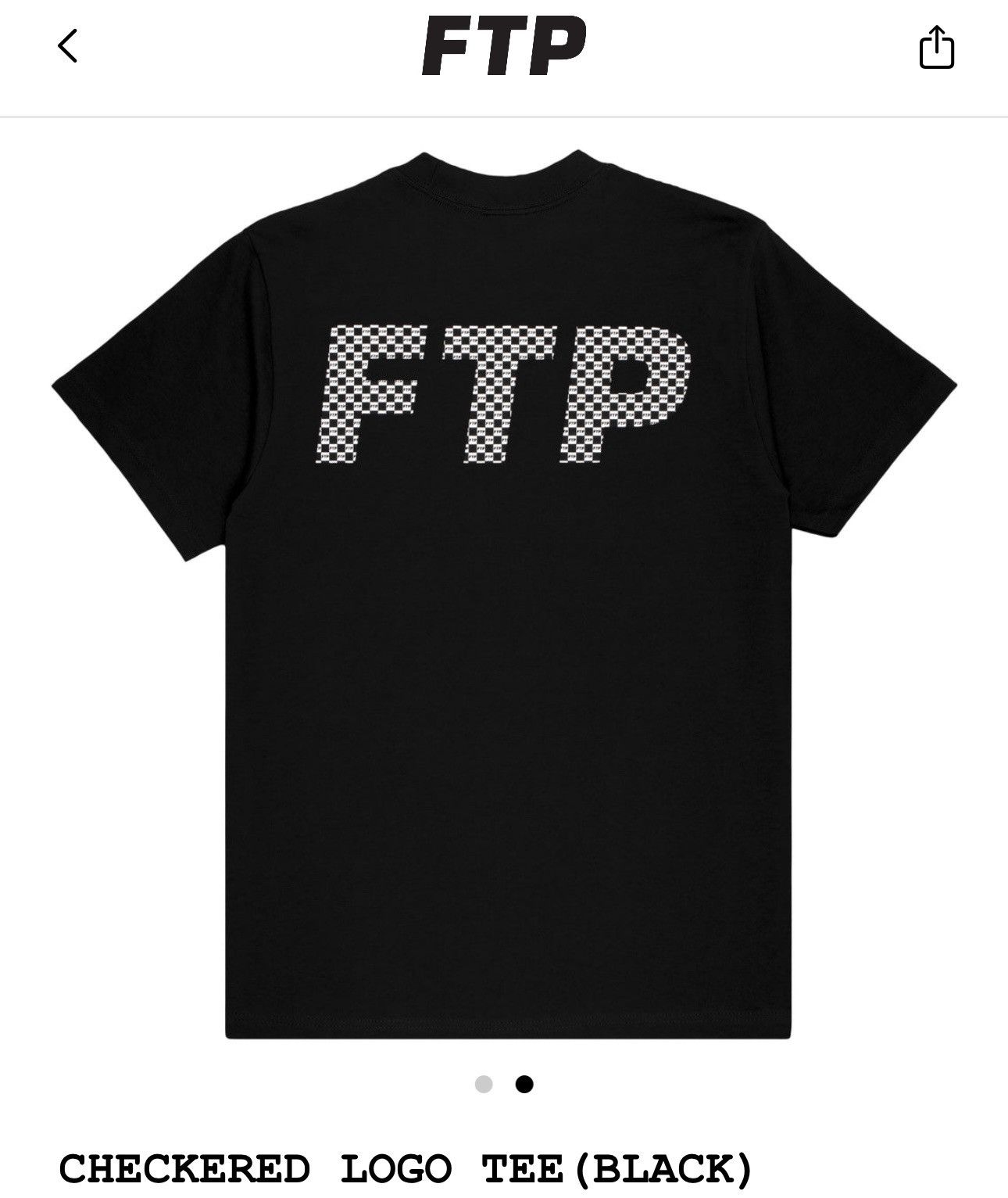 Fuck The Population FTP Checkered Logo Tee | Grailed