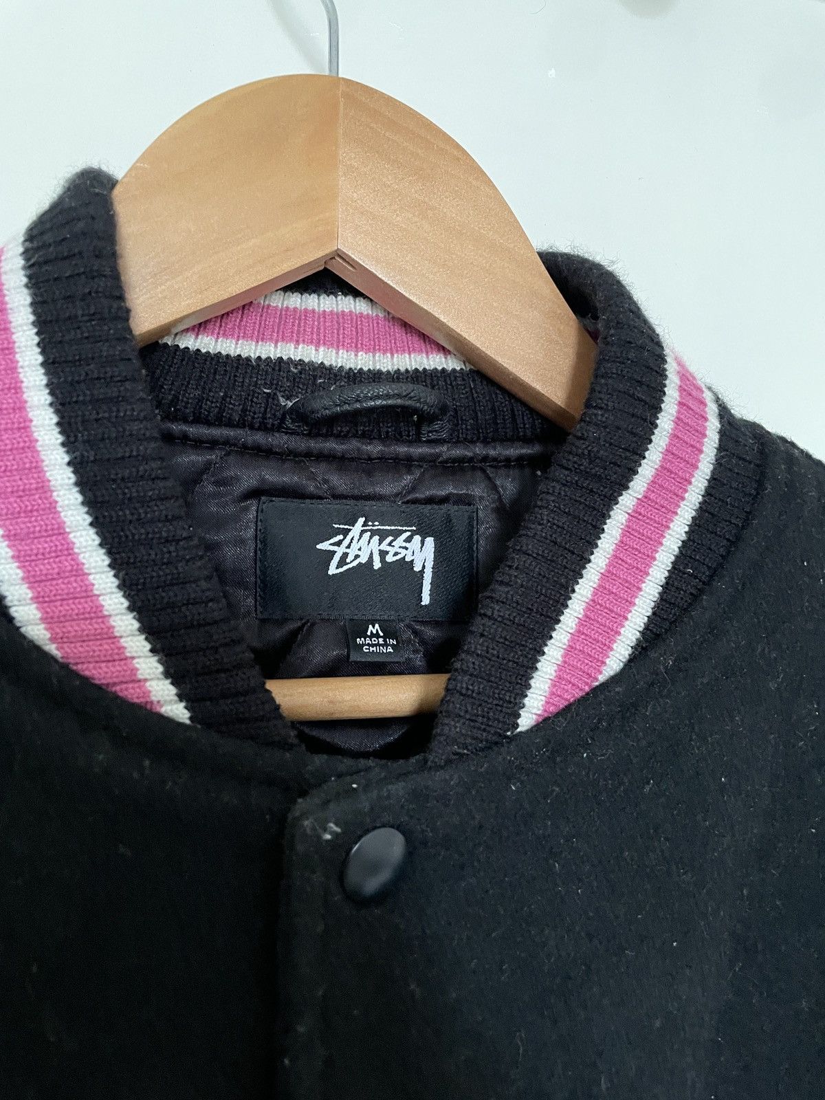 Stussy Stussy S Talk Wool Varsity Jacket Size US M / EU 48-50 / 2 - 4 Thumbnail