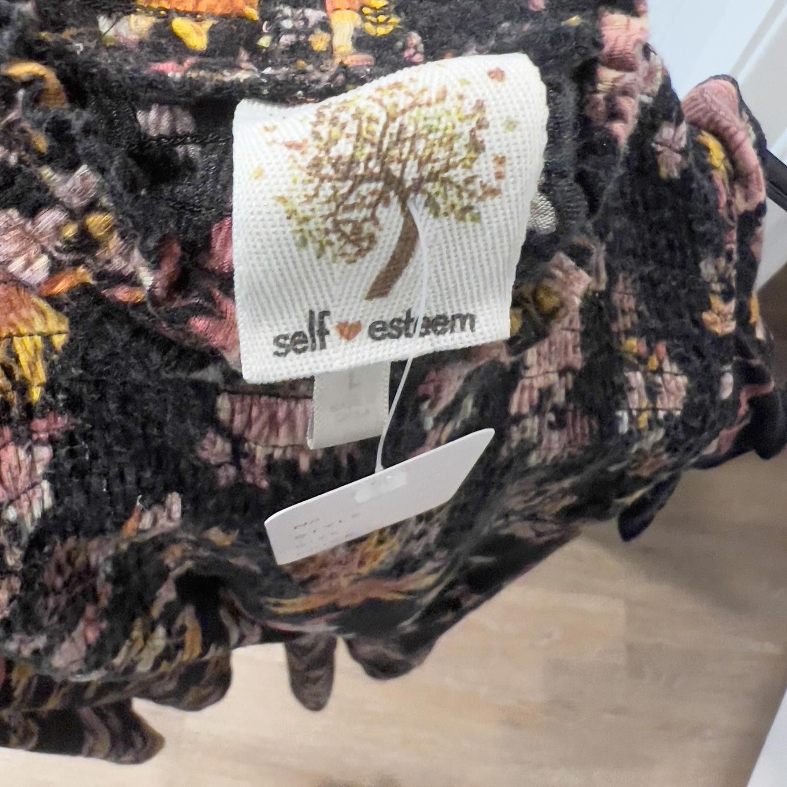 Other Self Esteem Floral Sleeveless Blouse Size M / US 6-8 / IT 42-44 - 3 Thumbnail