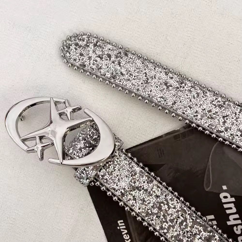 Other × Vintage Vintage Super Glitter Rhinestone Belt Size ONE SIZE - 2 Thumbnail