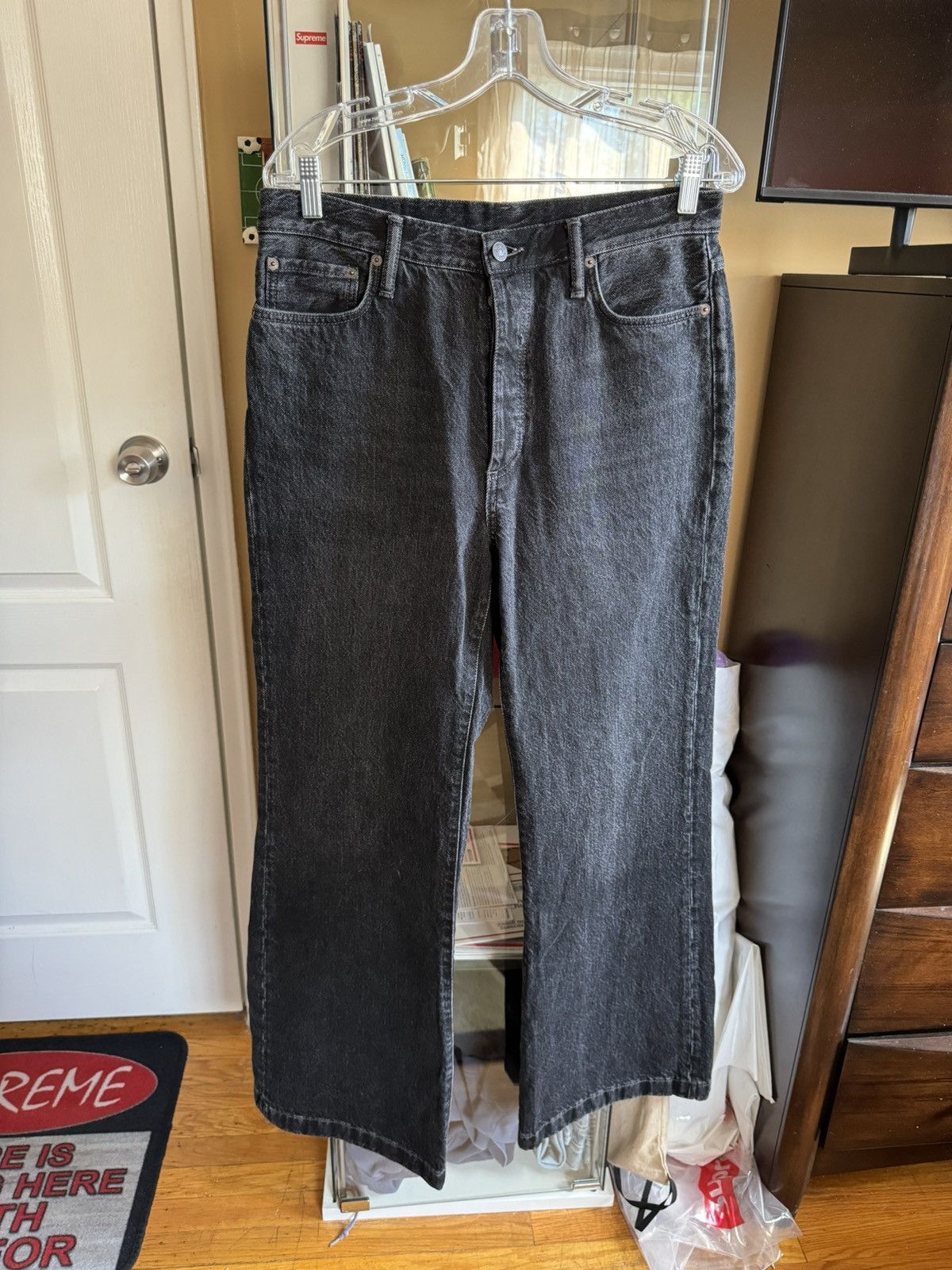 Acne Studios Acne Studios 1978 Vintage Black Jeans | Grailed