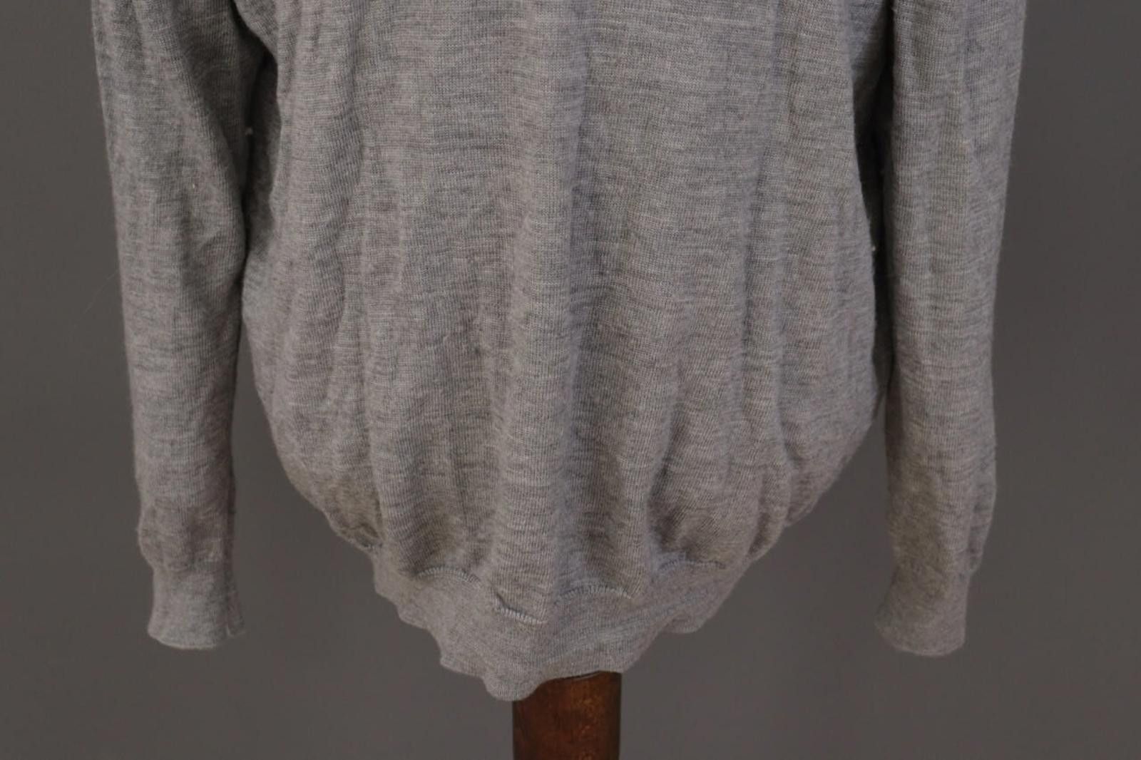 Lacoste Lacoste Gray Wool Knit Cewq Neck Long Sleeve Sweater Size 7 Size US M / EU 48-50 / 2 - 2 Thumbnail
