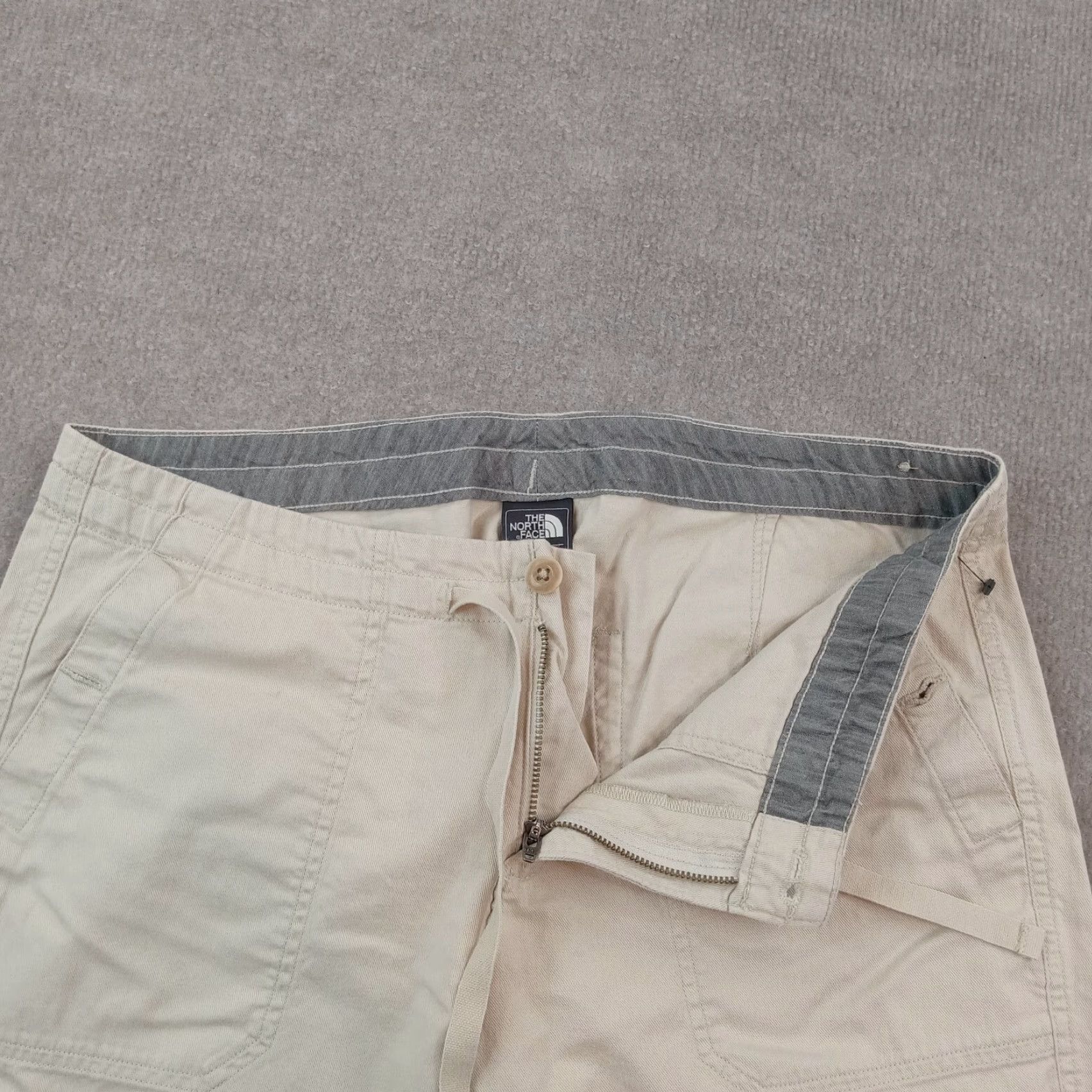 The North Face The North Face Womens Hiking Pants 12 Beige Khaki Drawstring Pockets Size 34" / US 12 / IT 48 - 6 Thumbnail