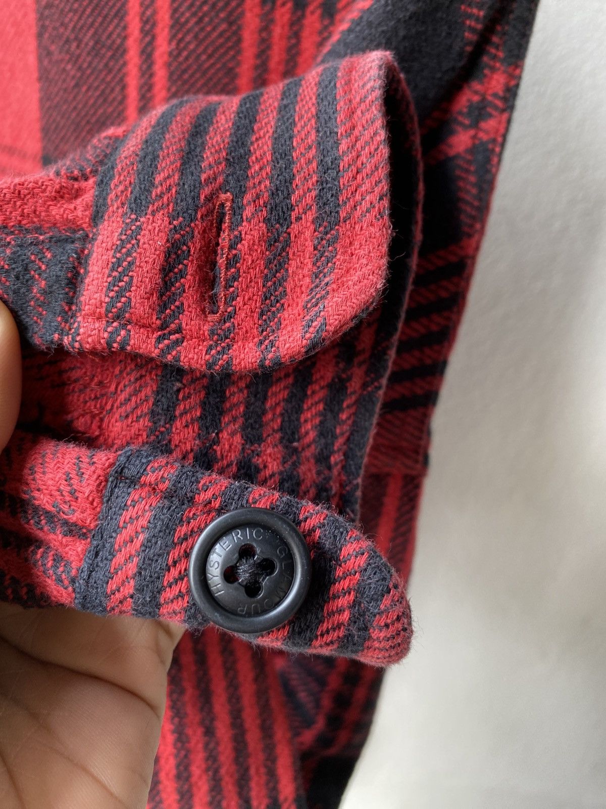 Hysteric Glamour Hysteric Slamom Red Plaid Cozy Shirt Size US L / EU 52-54 / 3 - 9 Thumbnail