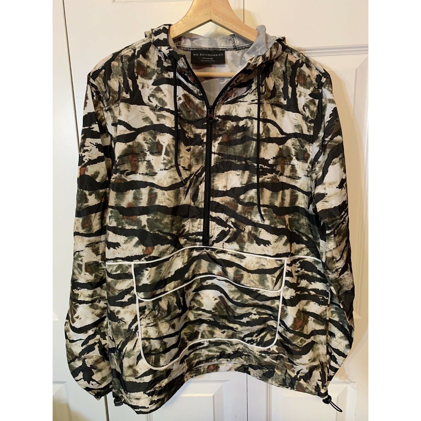 Other New No Boundaries Men's Sz S 1/2 Zip Camo Windbreaker Jacket Size US S / EU 44-46 / 1 - 3 Thumbnail