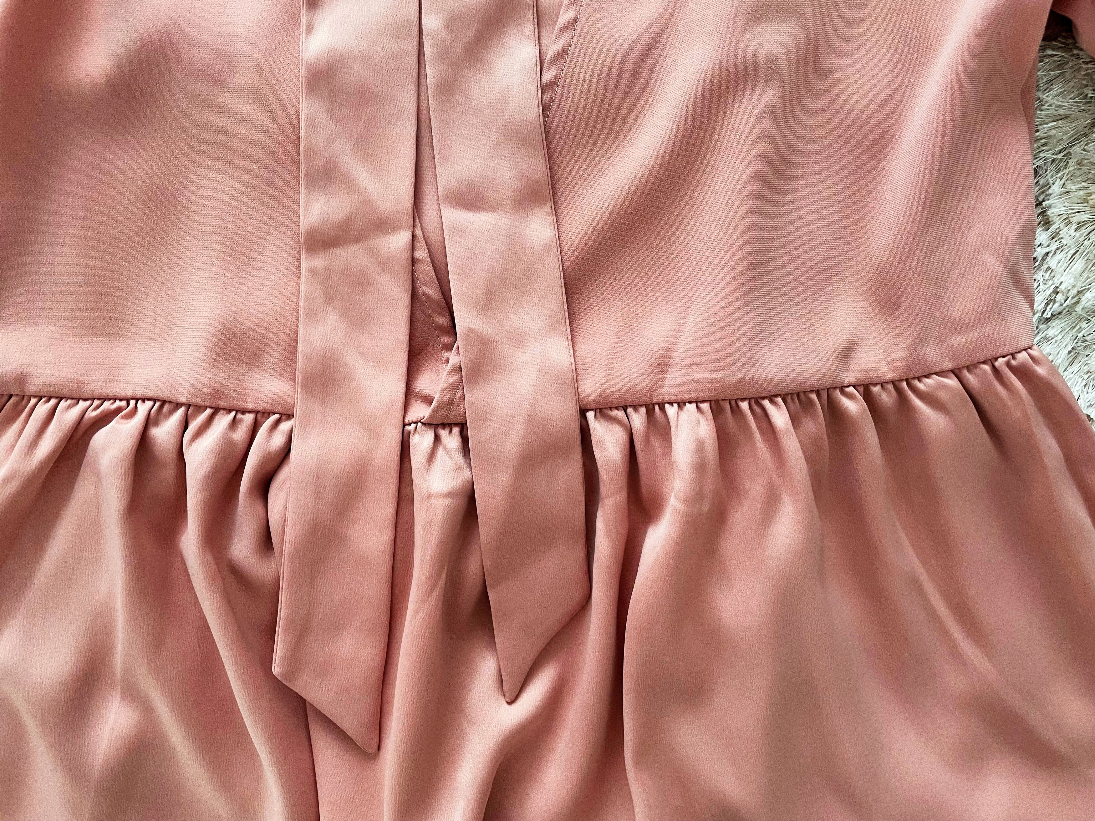 Other Aware by Vero Moda basque blouse XS pink Size XS / US 0-2 / IT 36-38 - 2 Thumbnail