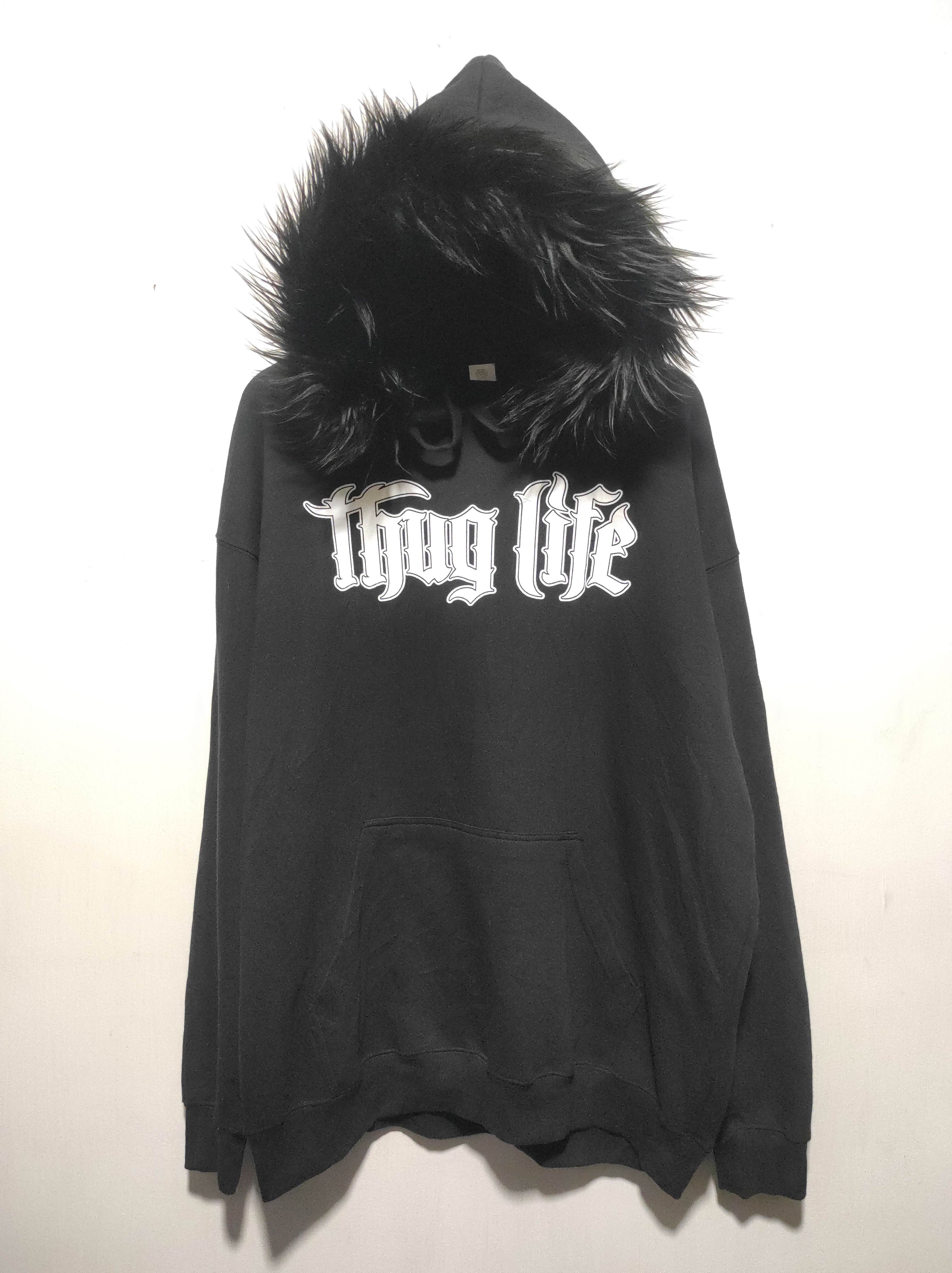 Rap Tees 2Pac Fur hoodie LGB style Size US XXL / EU 58 / 5 - 3 Thumbnail