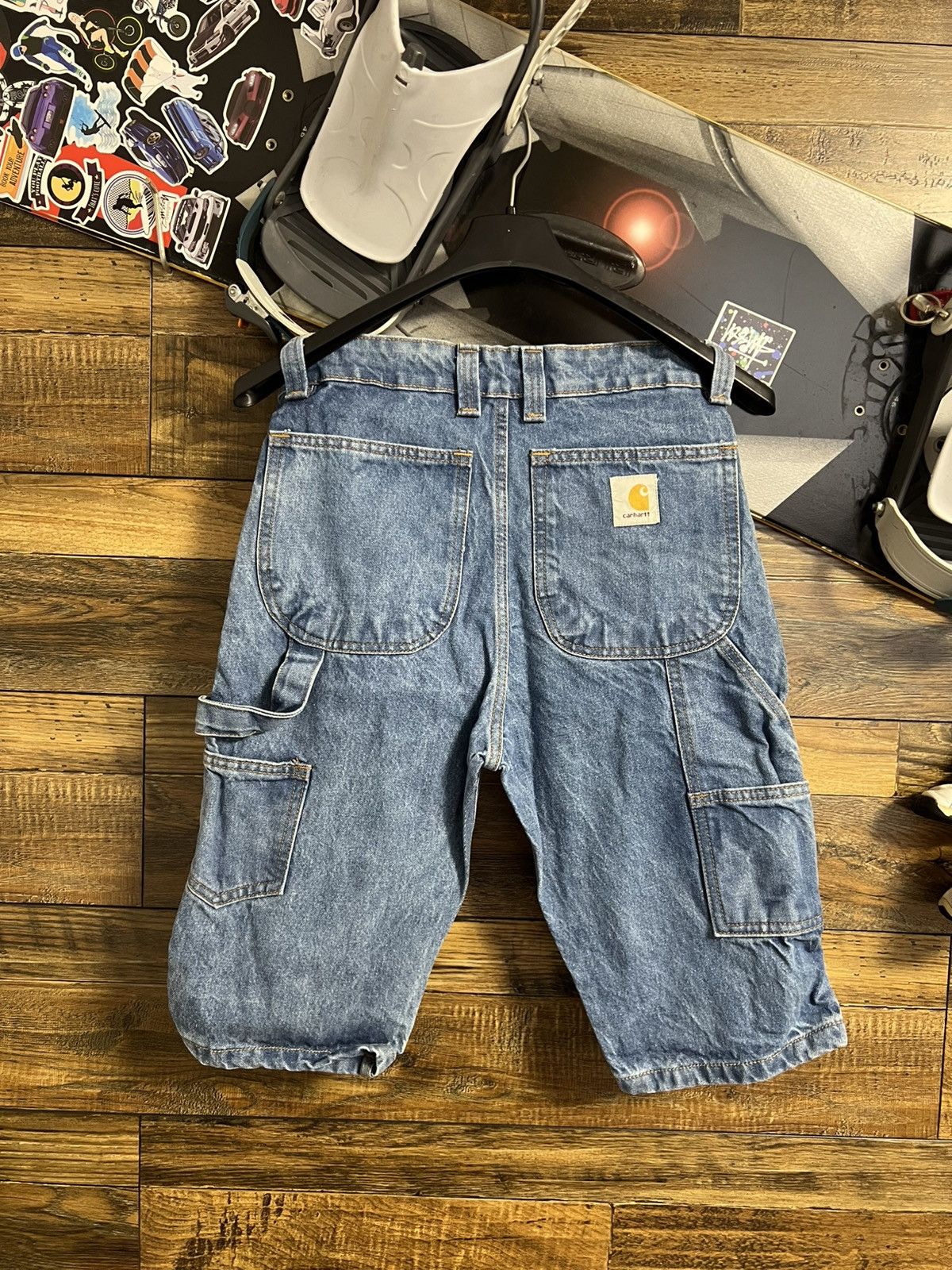 Carhartt Carhartt Men's Relaxed Fit Carpenter Denim Shorts Size 30 Size US 30 / EU 46 - 3 Thumbnail