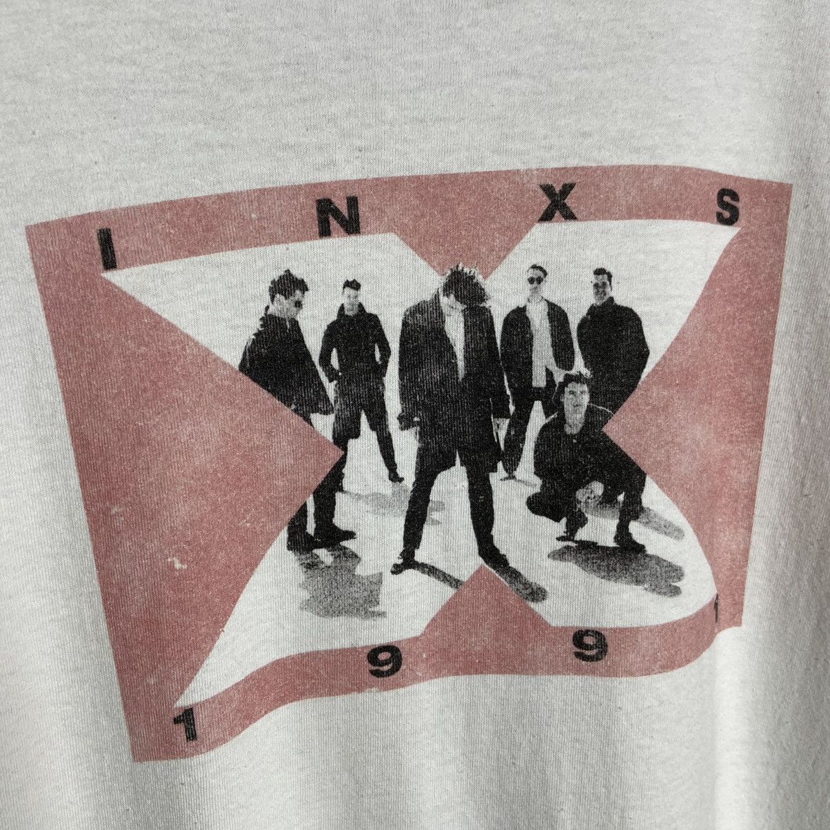 Band Tees × Vintage Vintage INXS Band Tee Size US L / EU 52-54 / 3 - 3 Thumbnail