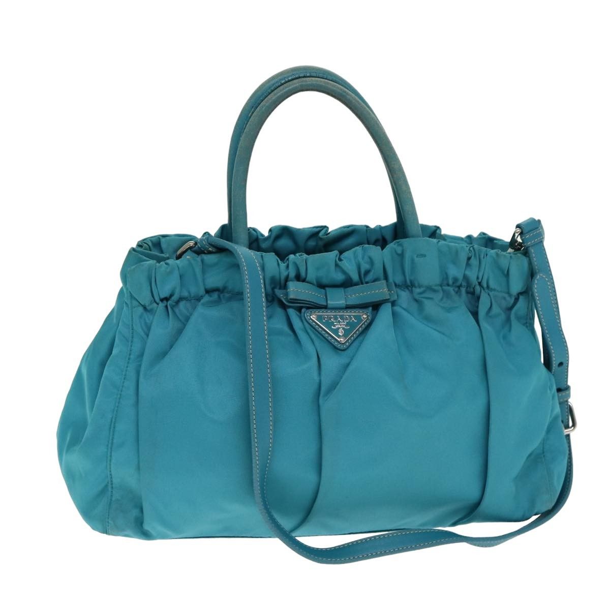 Prada Prada Bow Convertible Tote Tessuto Size ONE SIZE - 1 Thumbnail