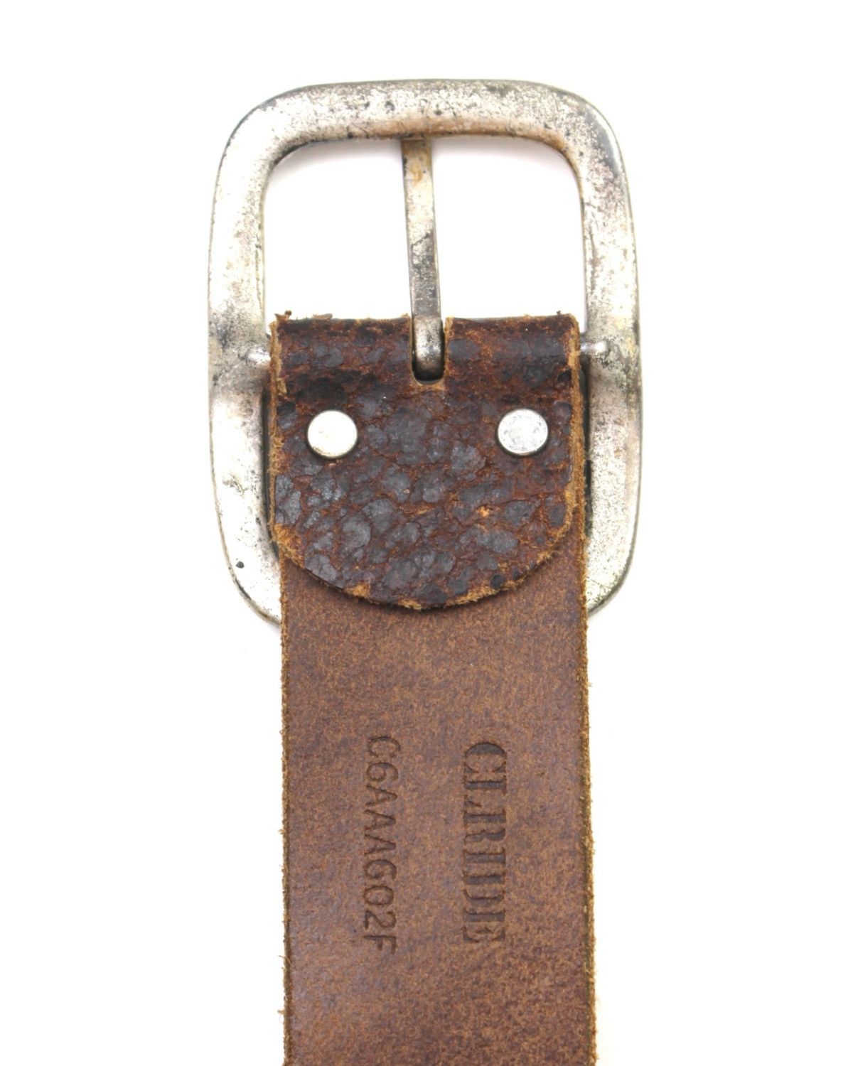 Hysteric Glamour 2000S CLRIDE EMBELLISHED DISTRESSED LEATHER BELT Size ONE SIZE - 7 Thumbnail