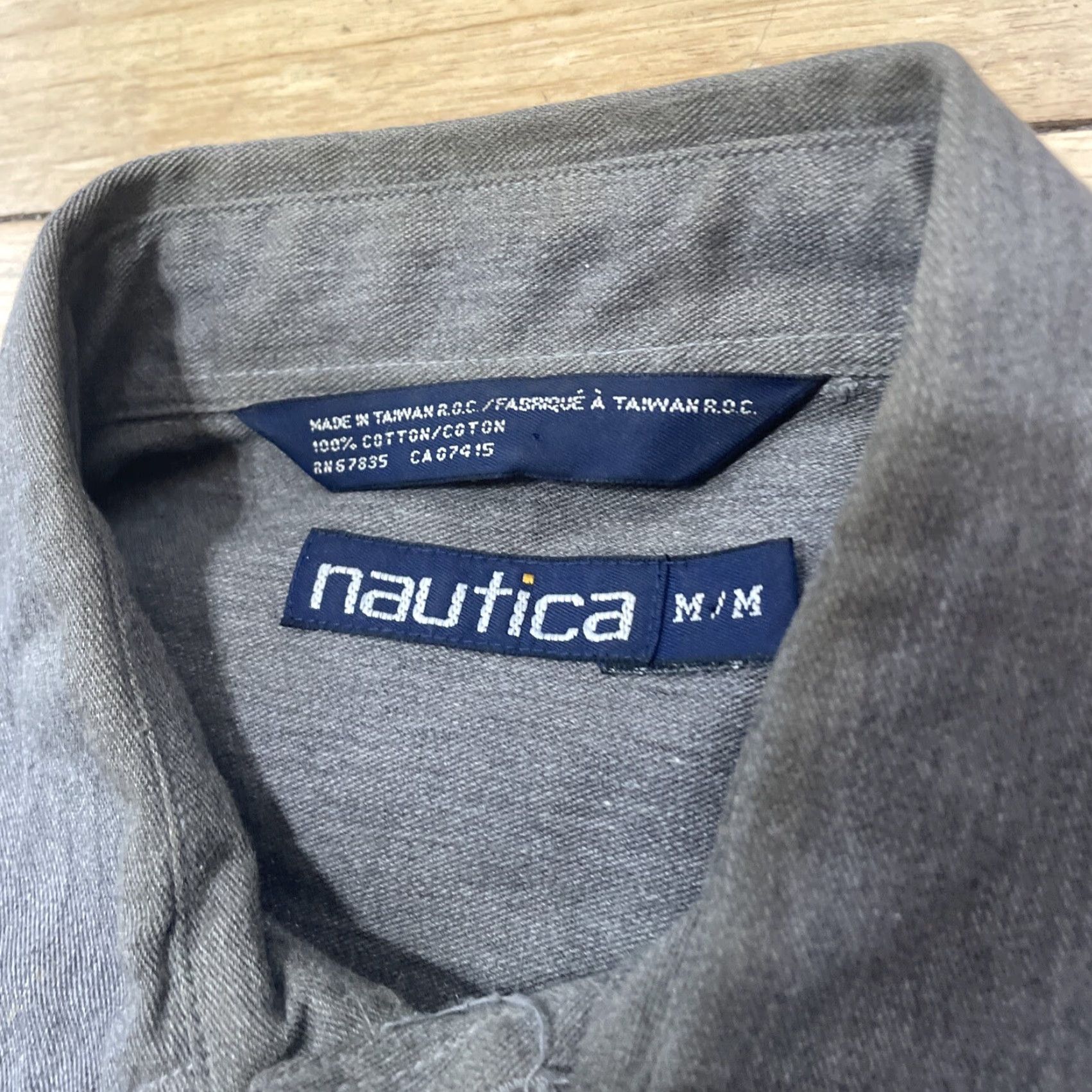 Nautica VINTAGE Nautica Shirt Men M 1/4 Zip Plaid Red Gray Grunge 90s Cotton Long Sleeve Warm Casual Workwear Size US M / EU 48-50 / 2 - 6 Thumbnail