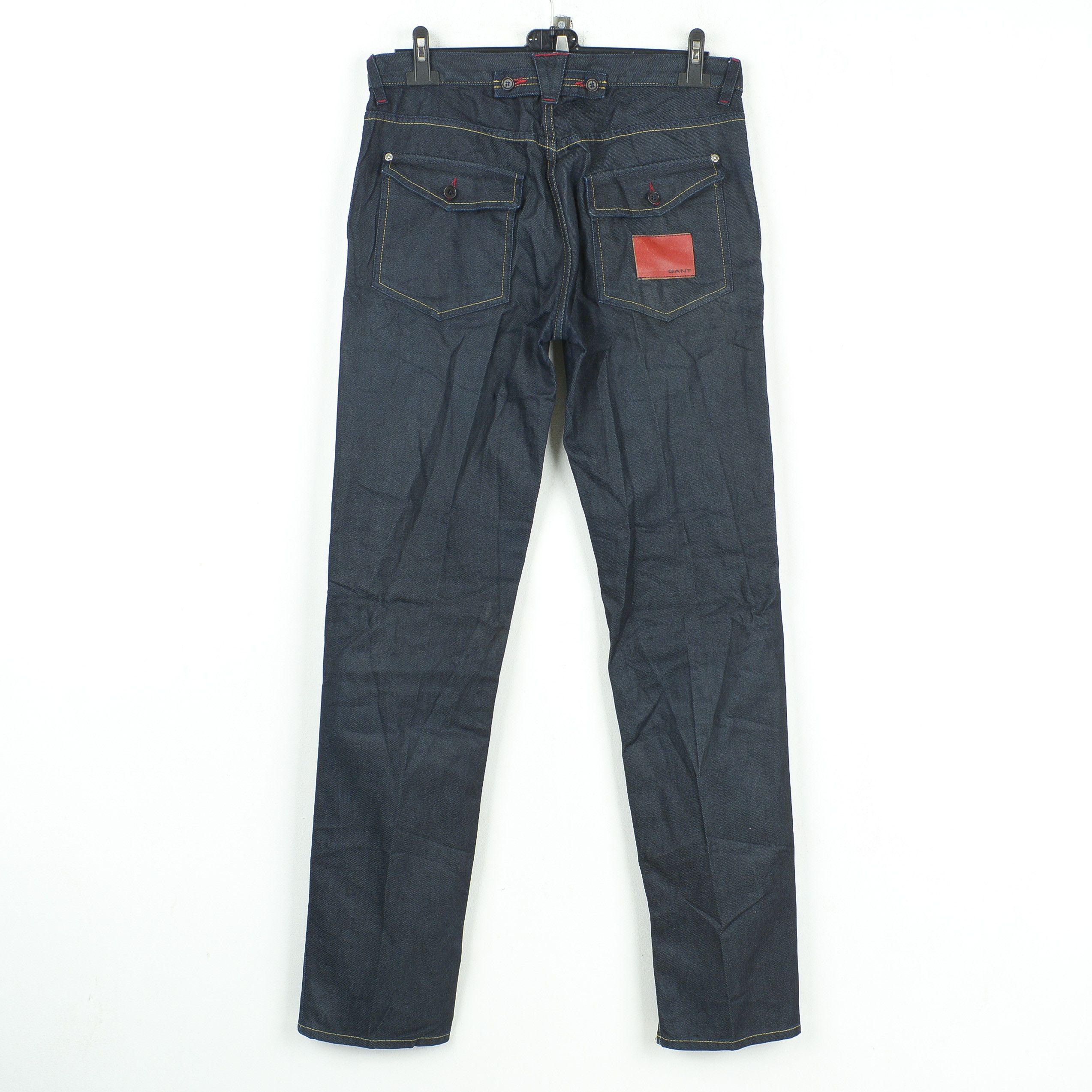 Gant Kyle Indigo Dyed W34 L34 Jeans Denim Trousers Pants Unwash Size US 34 / EU 50 - 3 Thumbnail