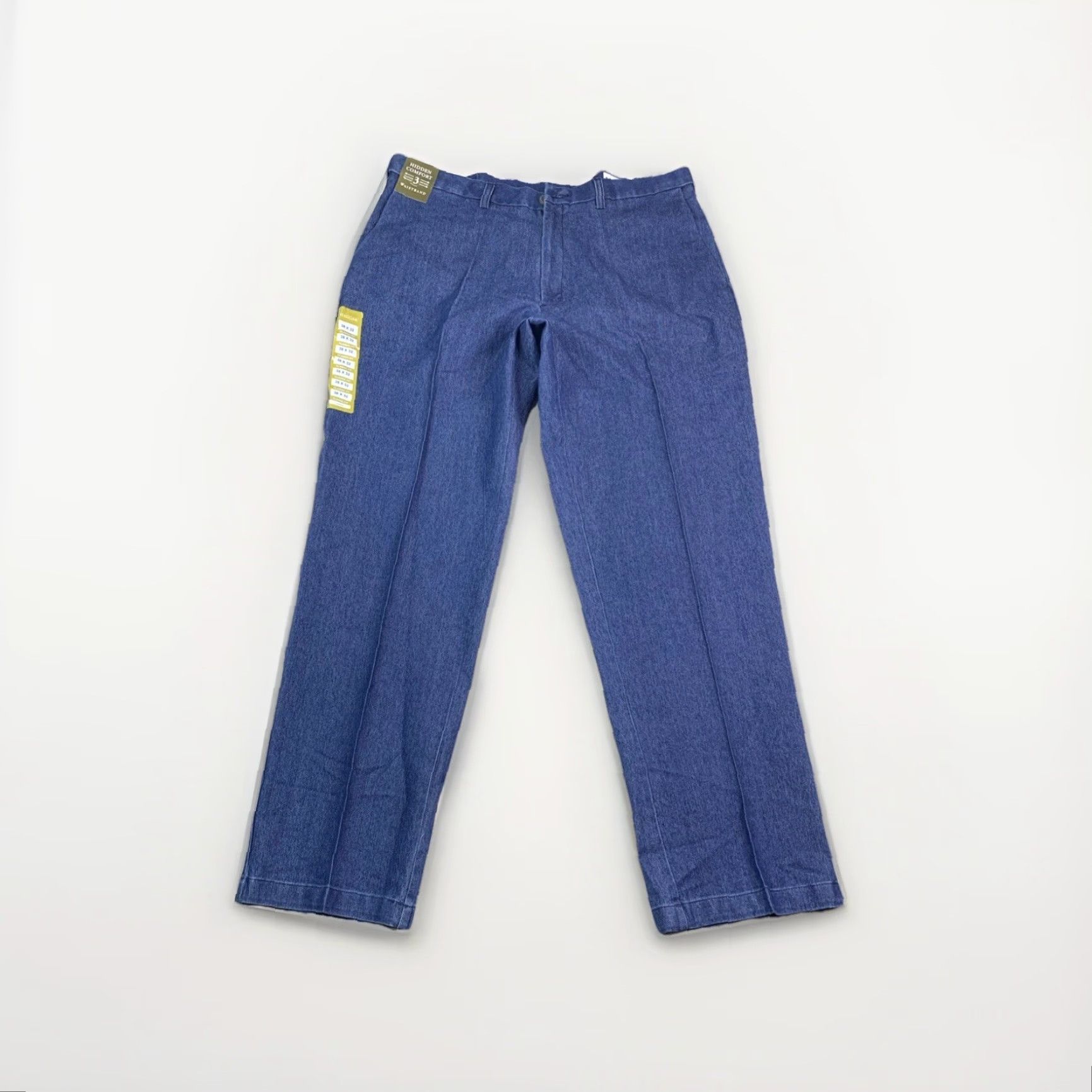 Haggar Haggar Jeans Classic Fit Denim Blue 38x32 NWT Men’s Regular Cotton Blend Stretch Comfort Zip Size US 38 / EU 54 - 3 Thumbnail